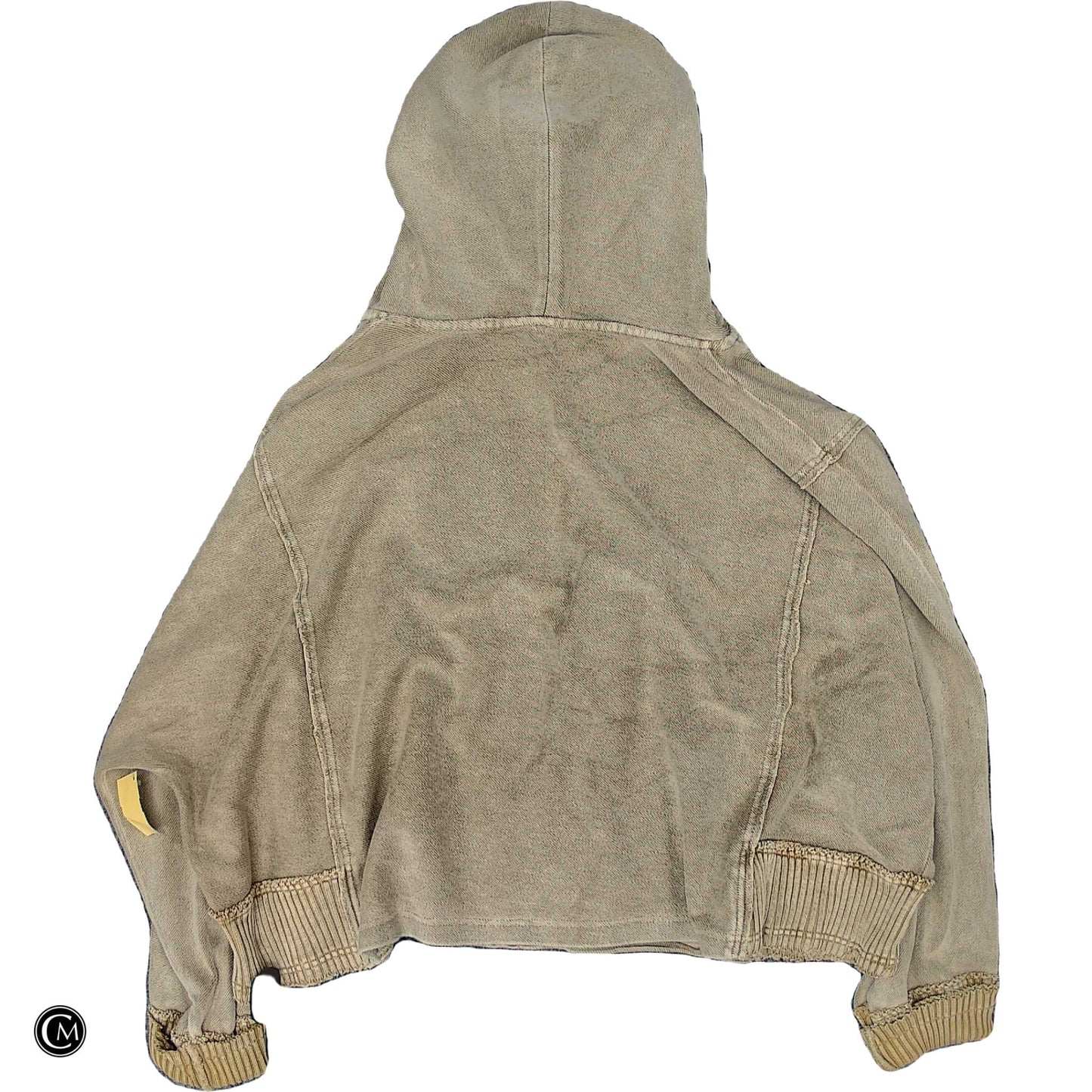 Sweatshirt Hoodie By Free People In Tan, Size: L