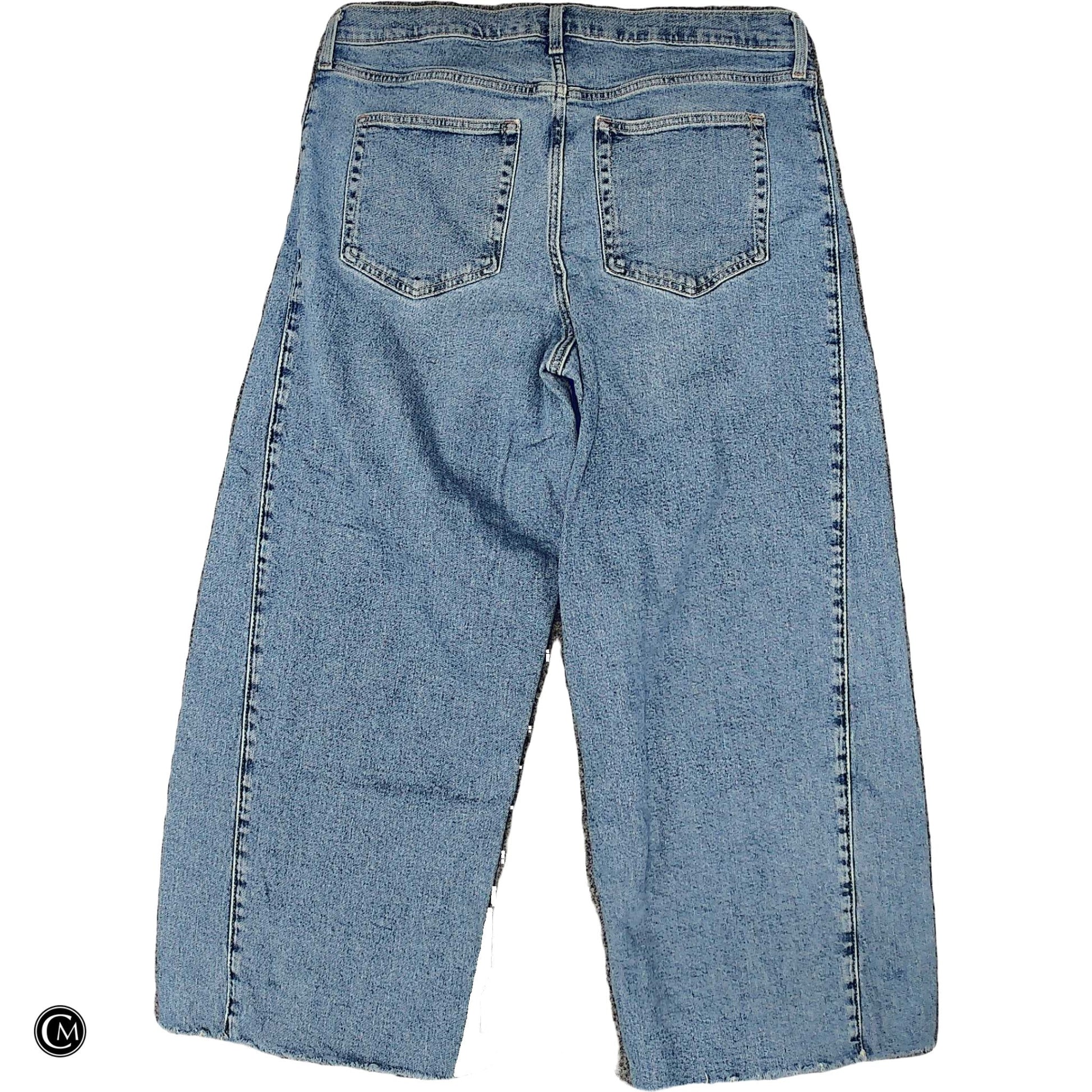 Jeans Wide Leg By Gap In Blue Denim, Size: 16 image 2