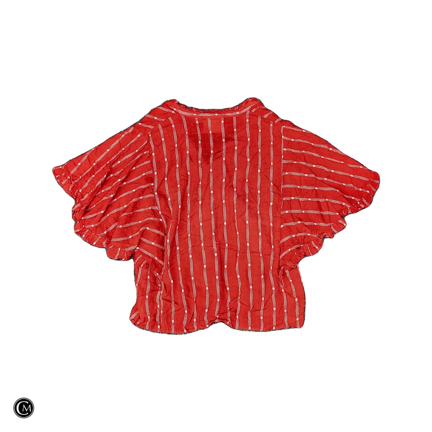 Top Ss By Maeve In Red & White, Size: M