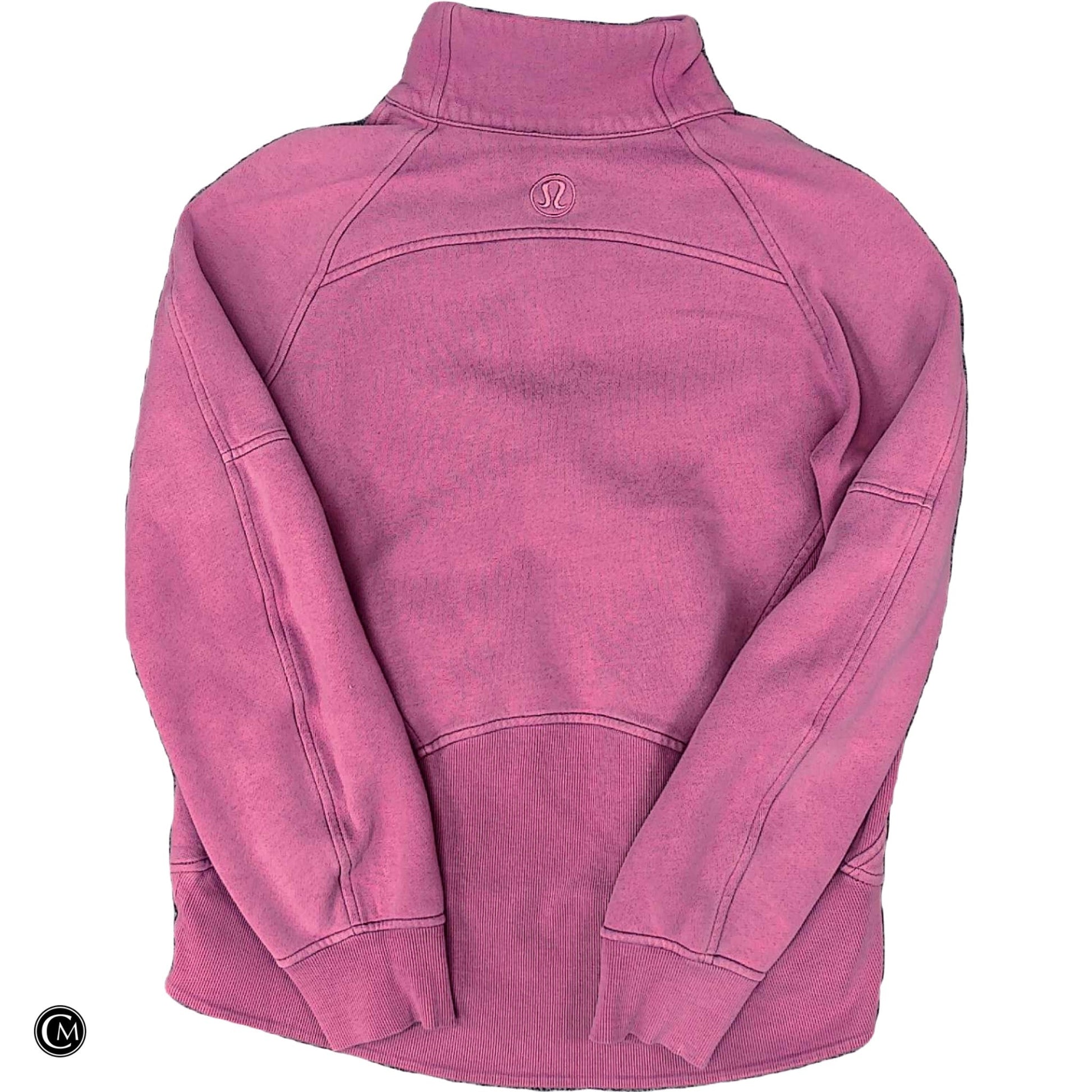 Athletic Sweatshirt Collar By Lululemon In Pink, Size: Xs image 2