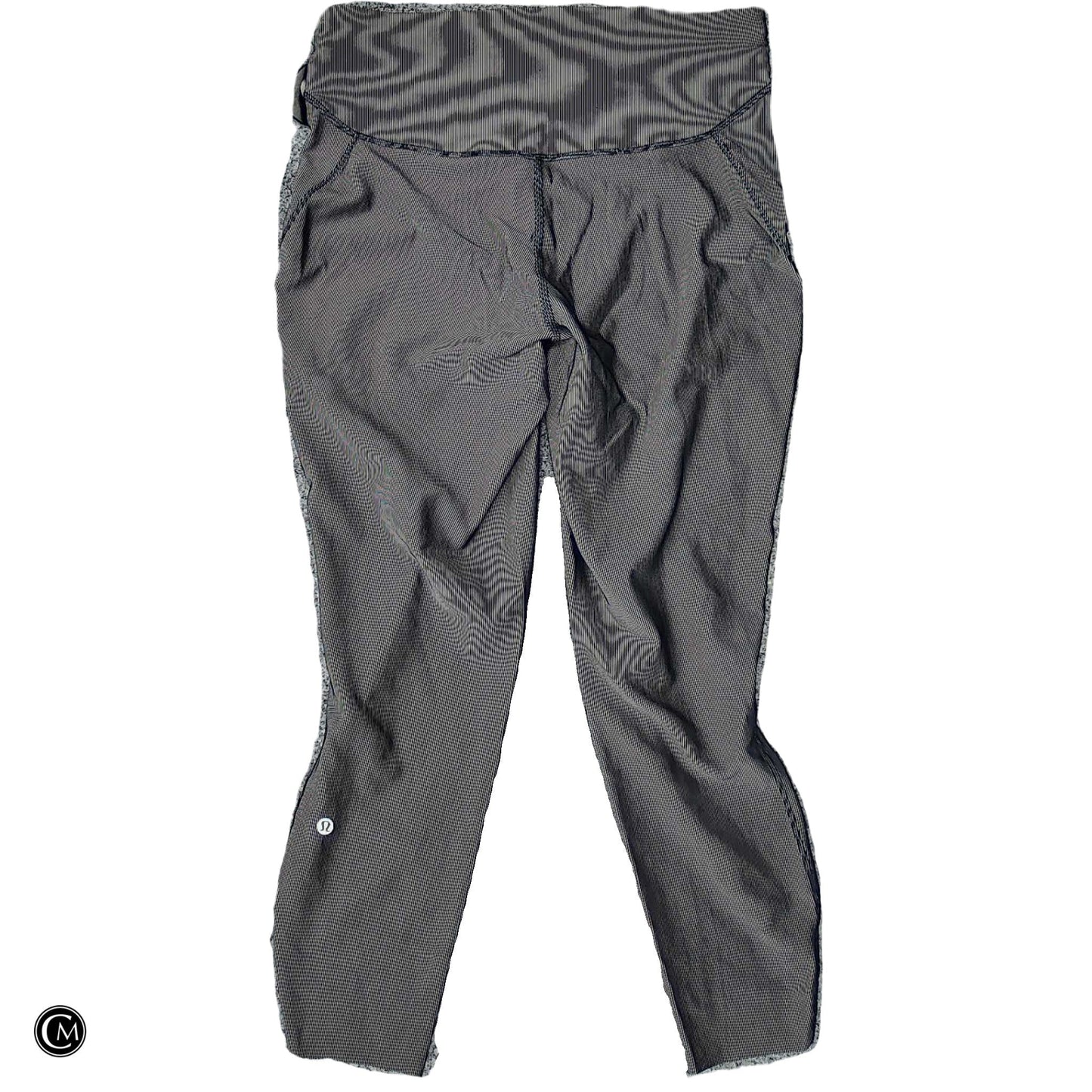 Athletic Leggings By Lululemon In Grey, Size: M
