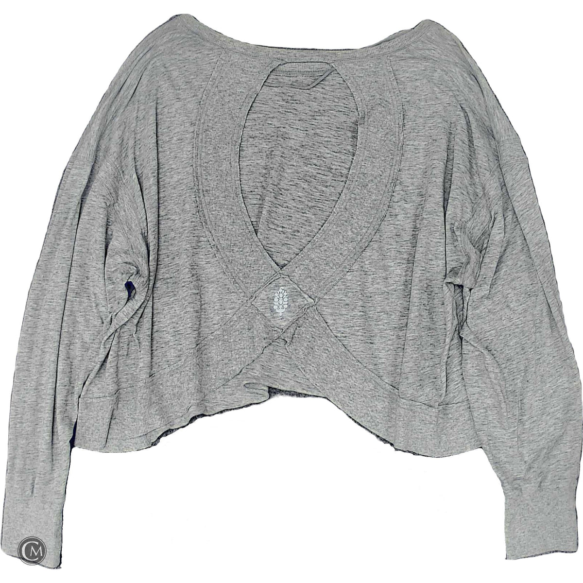 Top Ls Basic By Free People In Grey, Size: L image 2