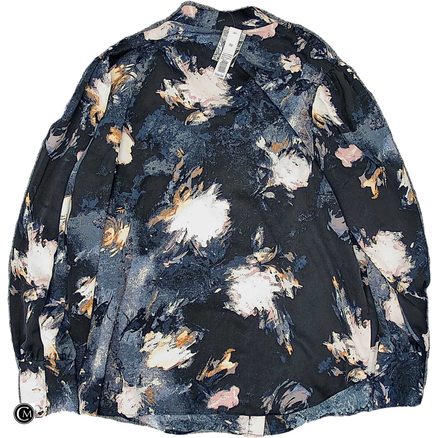 Blouse Ls By Limited In Navy, Size: L