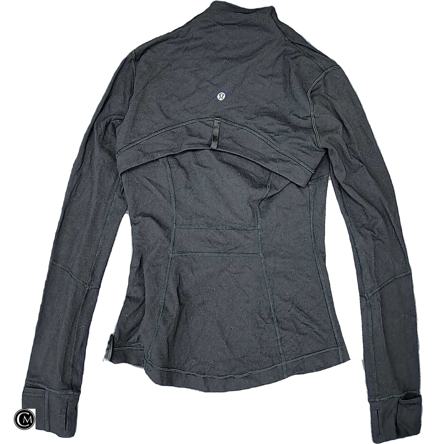 Athletic Jacket By Lululemon In Black, Size: S image 2
