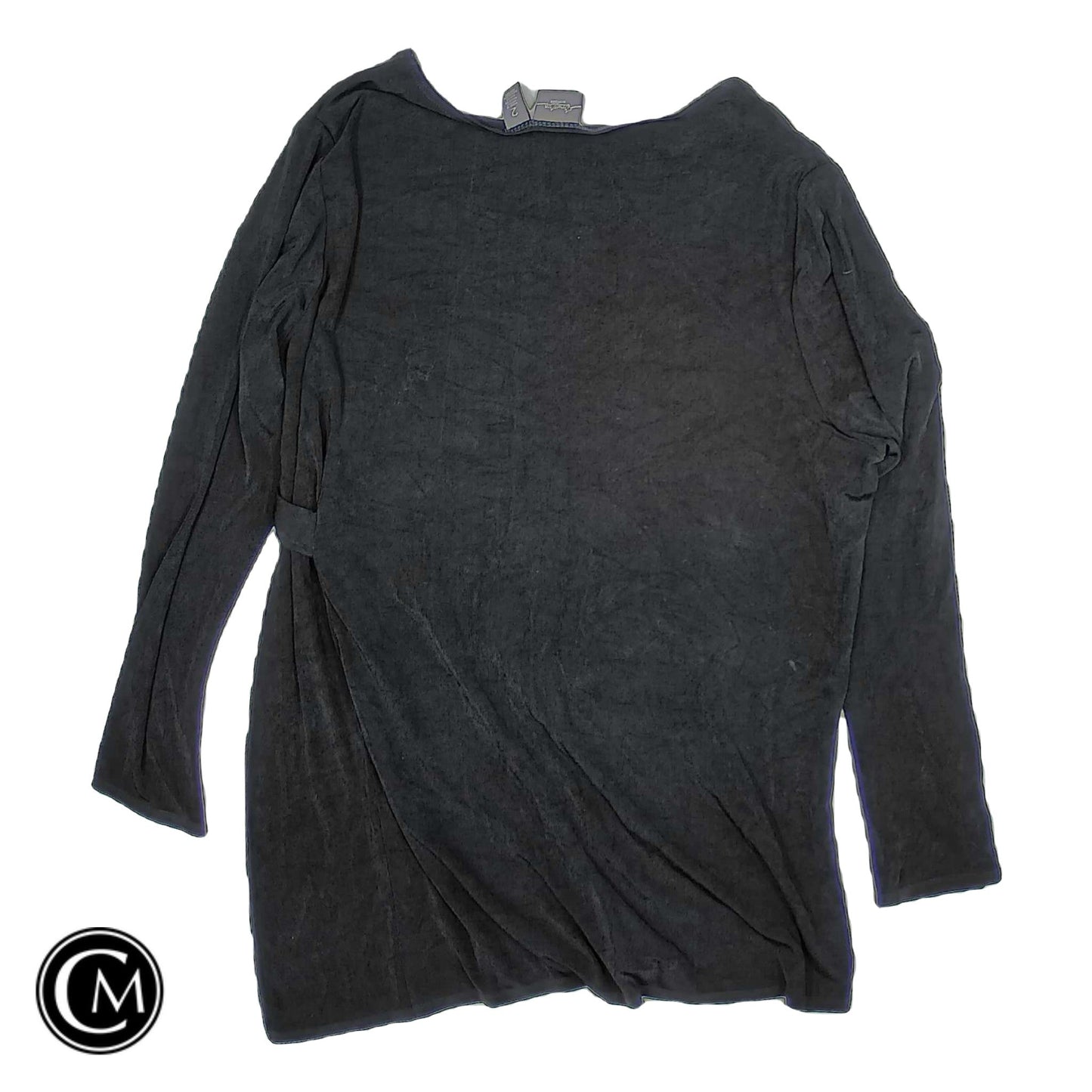 Tunic Ls By Chicos In Black, Size: L