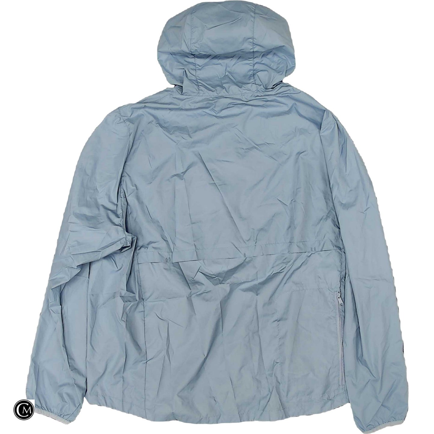 Jacket Windbreaker By Asics In Blue, Size: 2x