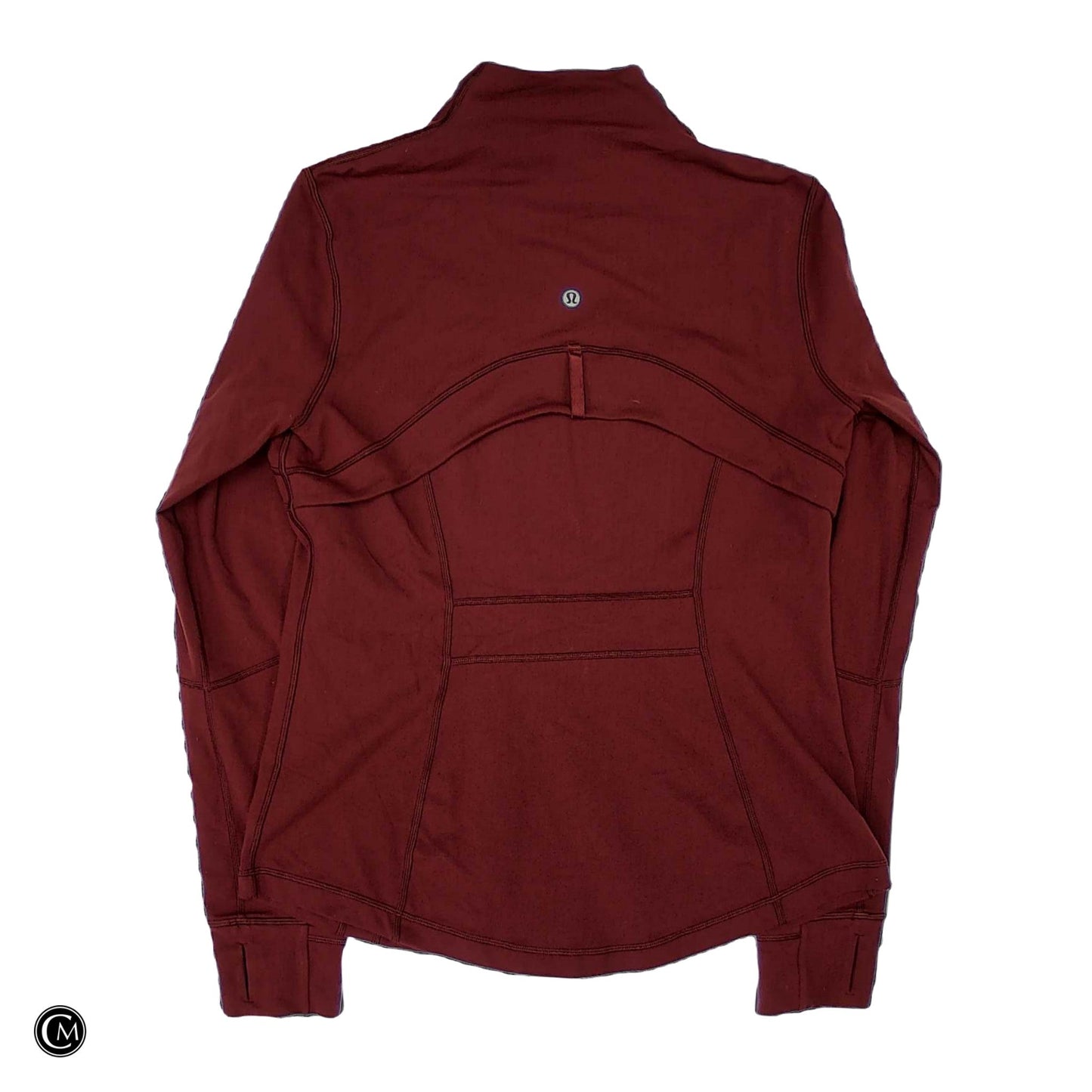 Athletic Jacket By Lululemon In Red, Size: L