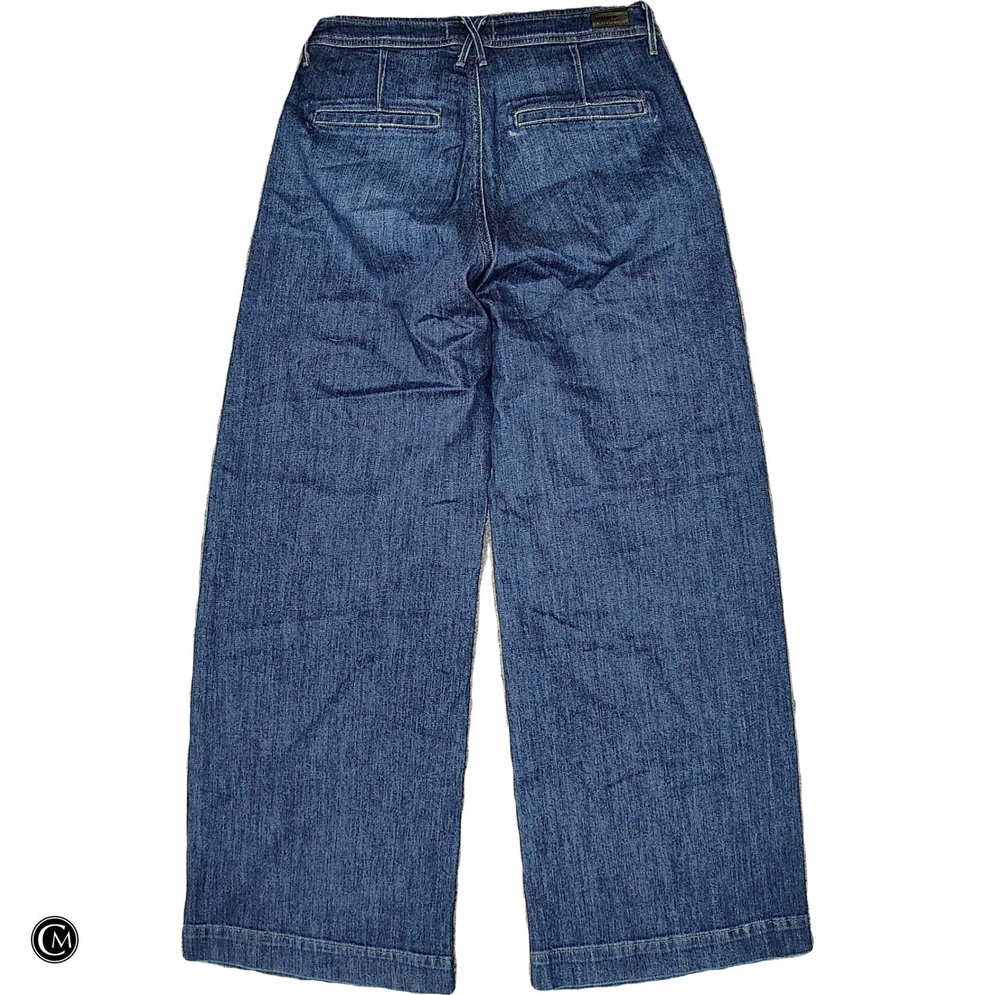 Jeans Wide Leg By Paige In Blue Denim, Size: 6