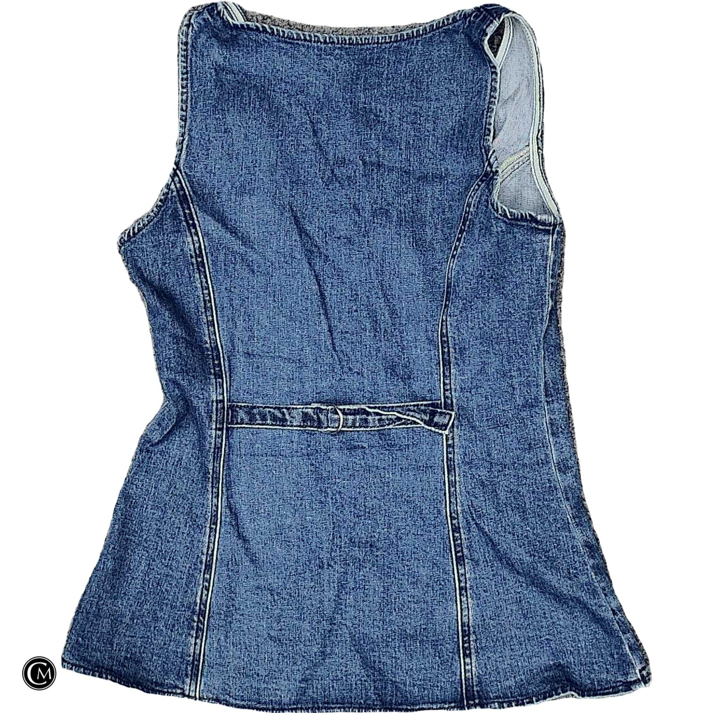 Vest Other By Commense In Blue Denim, Size: S