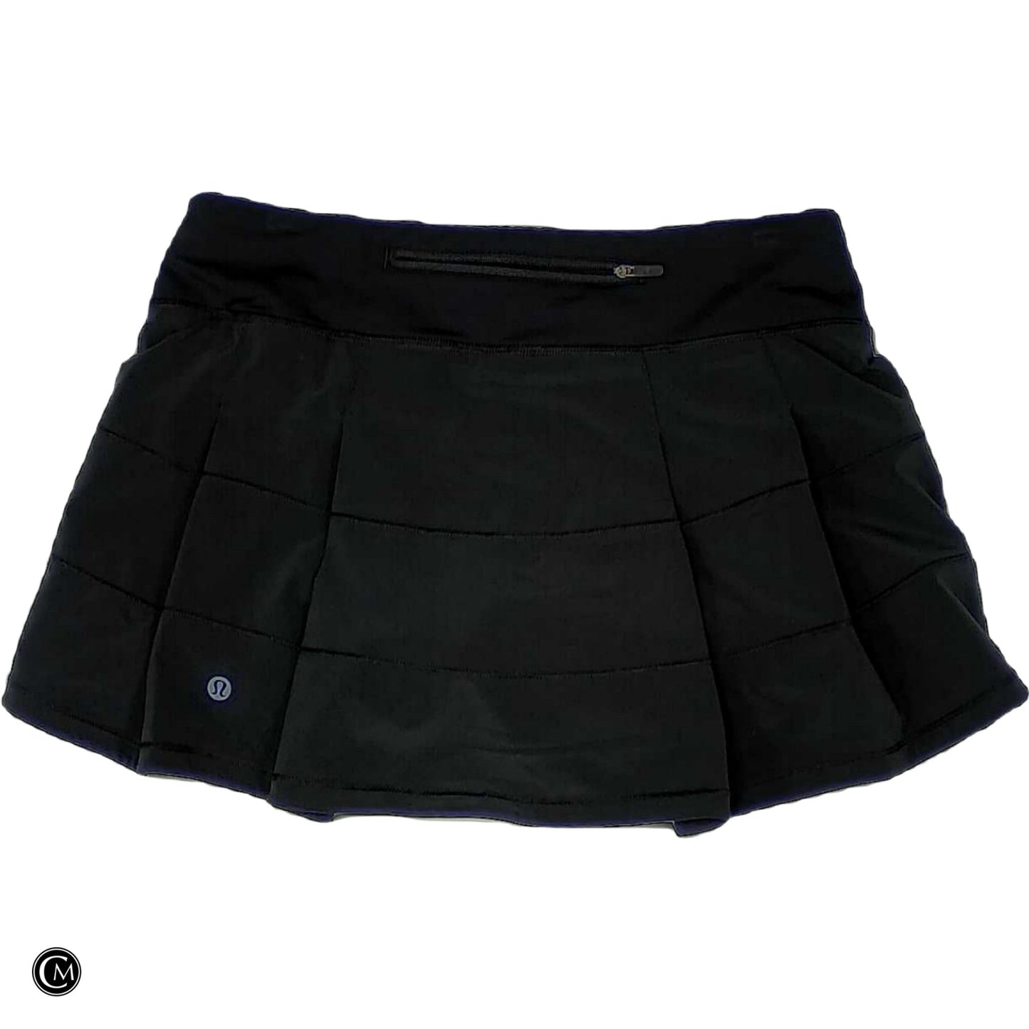 Athletic Skort By Lululemon In Black, Size: S