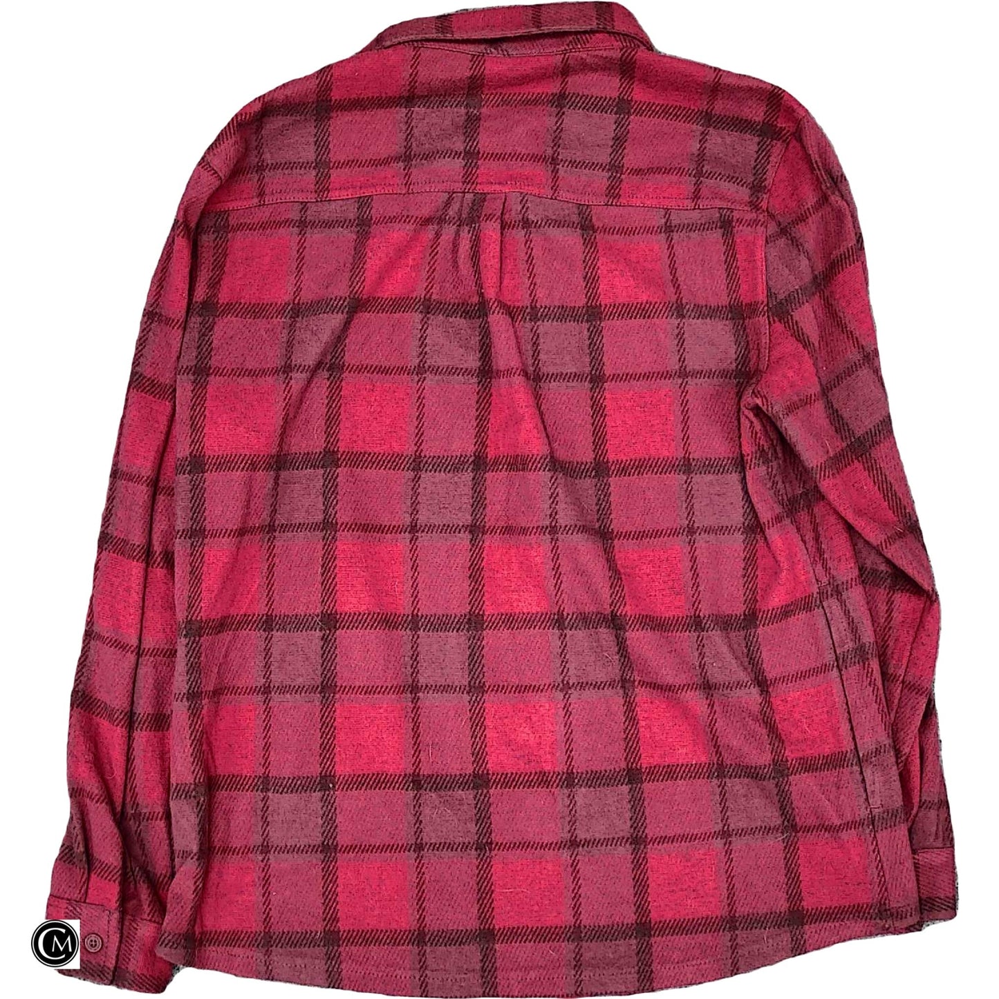 Top Ls By Zeroxposur In Plaid Pattern, Size: M