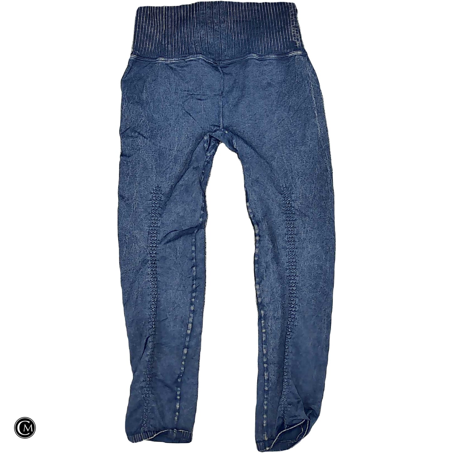 Athletic Leggings By Free People In Blue, Size: M