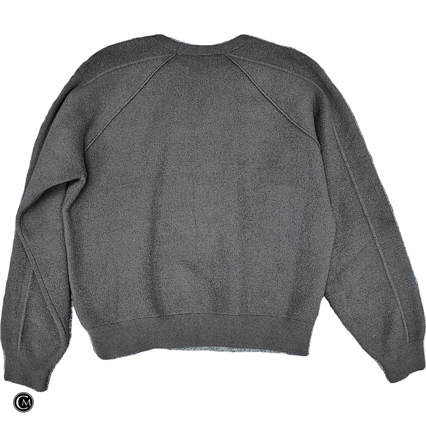 Sweatshirt Crewneck By Zara In Grey, Size: M image 2
