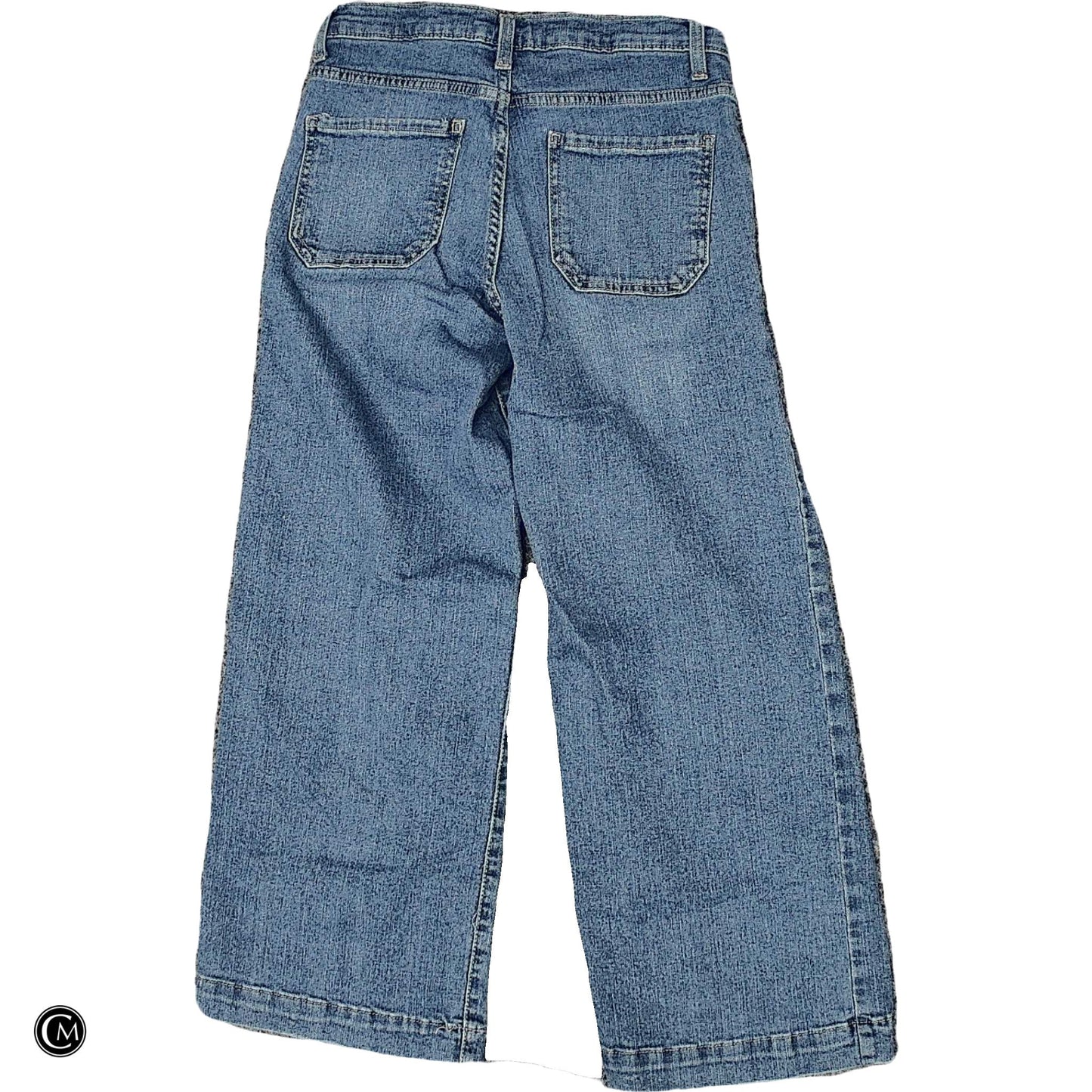Jeans Wide Leg By Time And Tru In Blue Denim, Size: 4