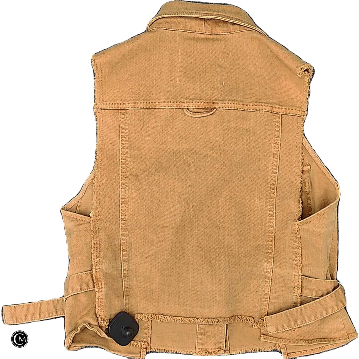 Vest Other By Anthropologie In Yellow Denim, Size: S