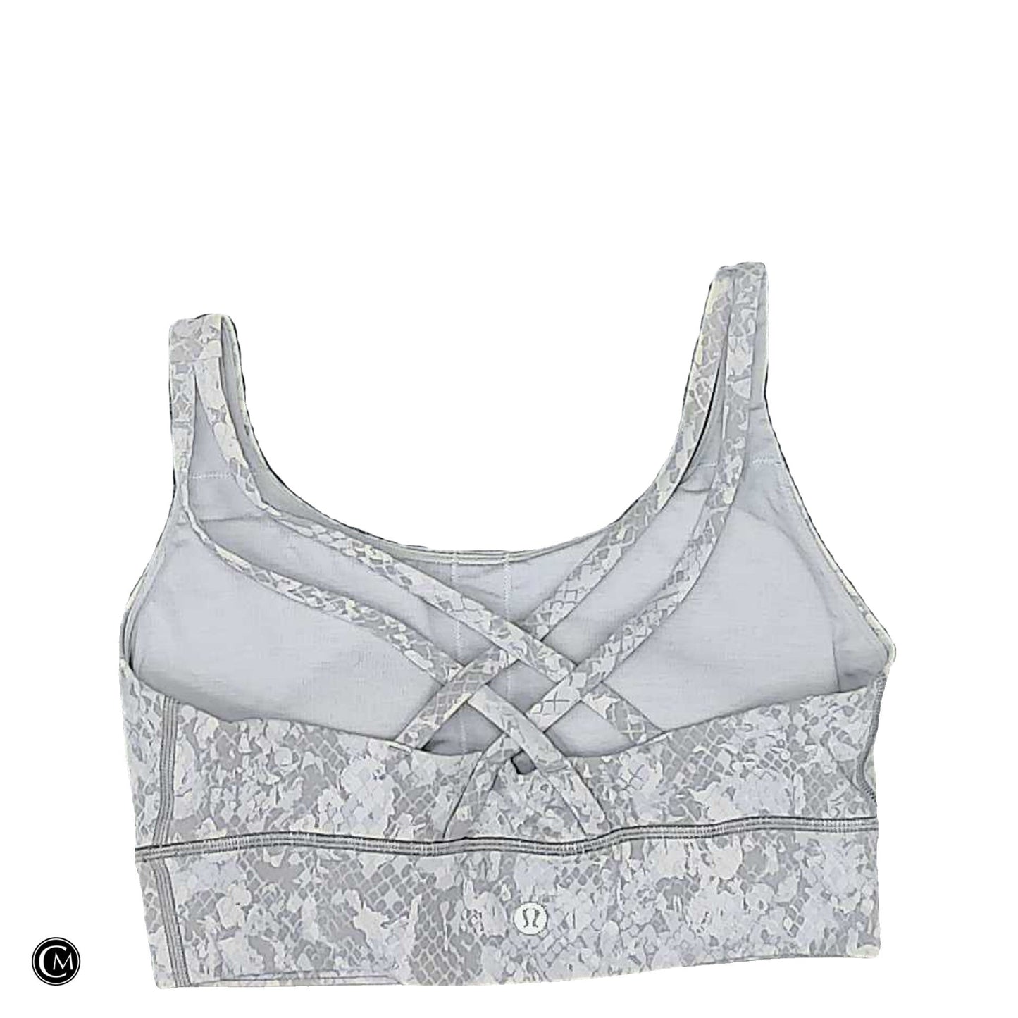 Athletic Bra By Lululemon In Grey, Size: S