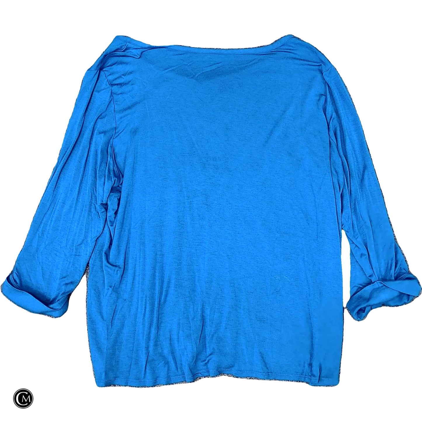Top Ls By Kim Rogers In Blue, Size: 2x