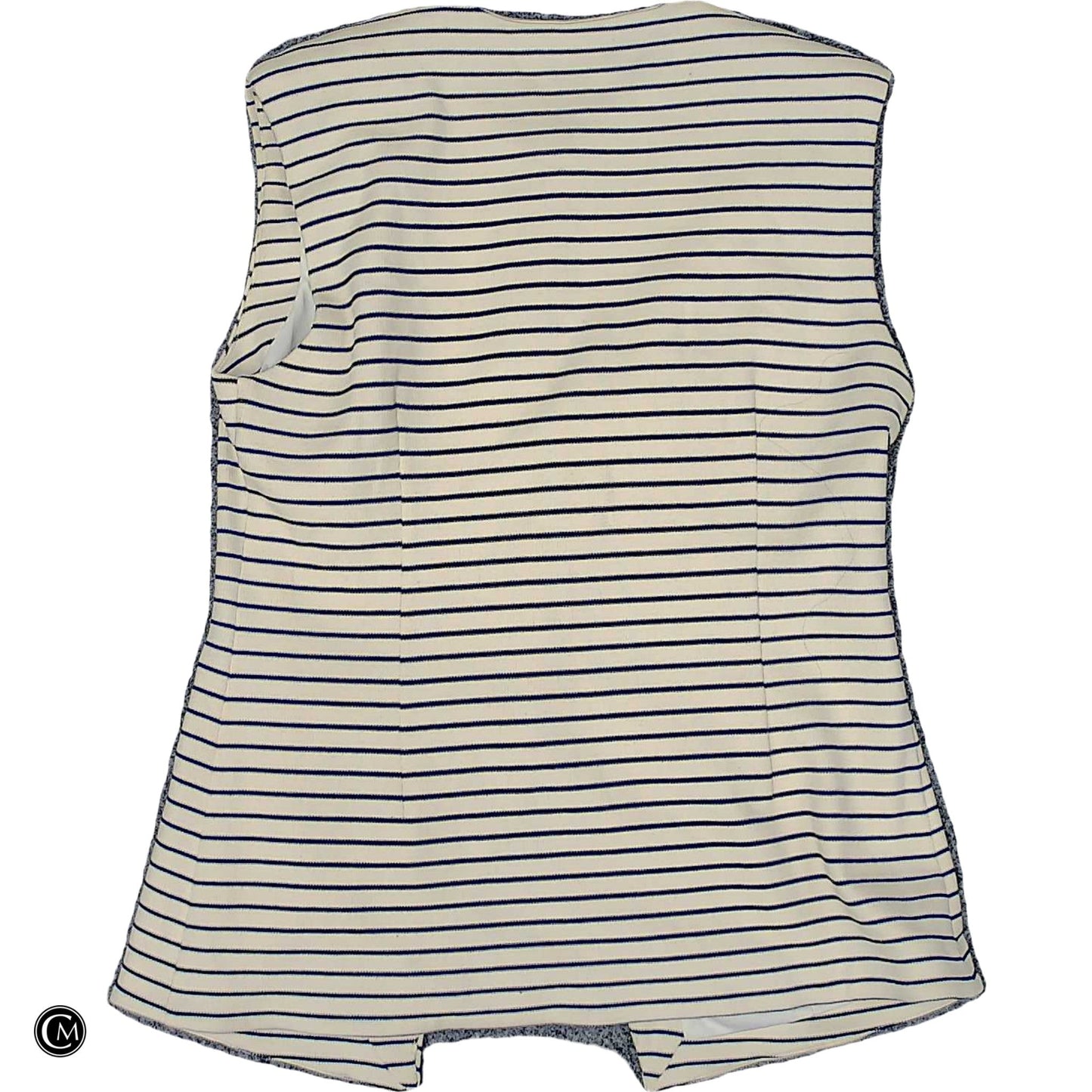 Vest Fleece By Strut & Bolt In Black & Cream, Size: M