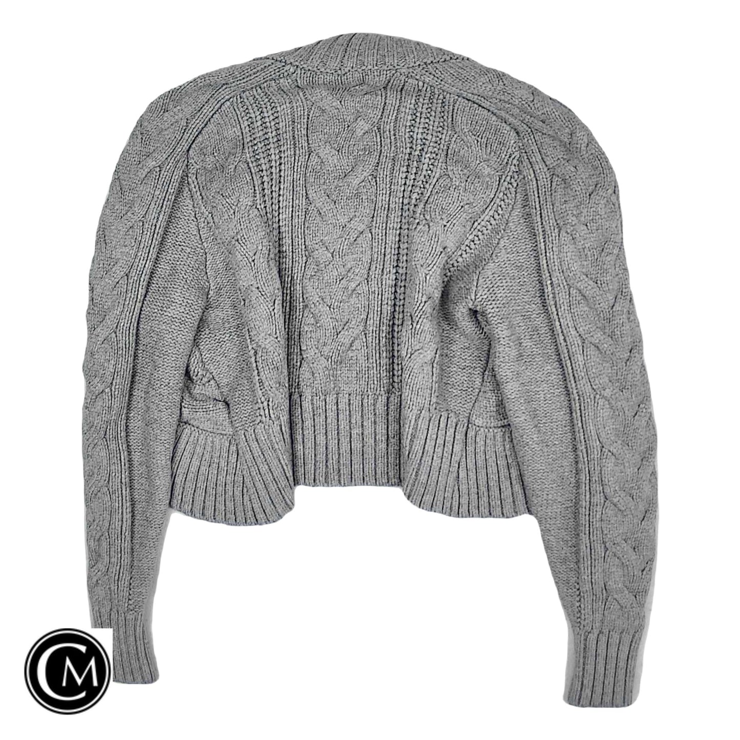 Sweater Cardigan By White House Black Market In Grey, Size: L