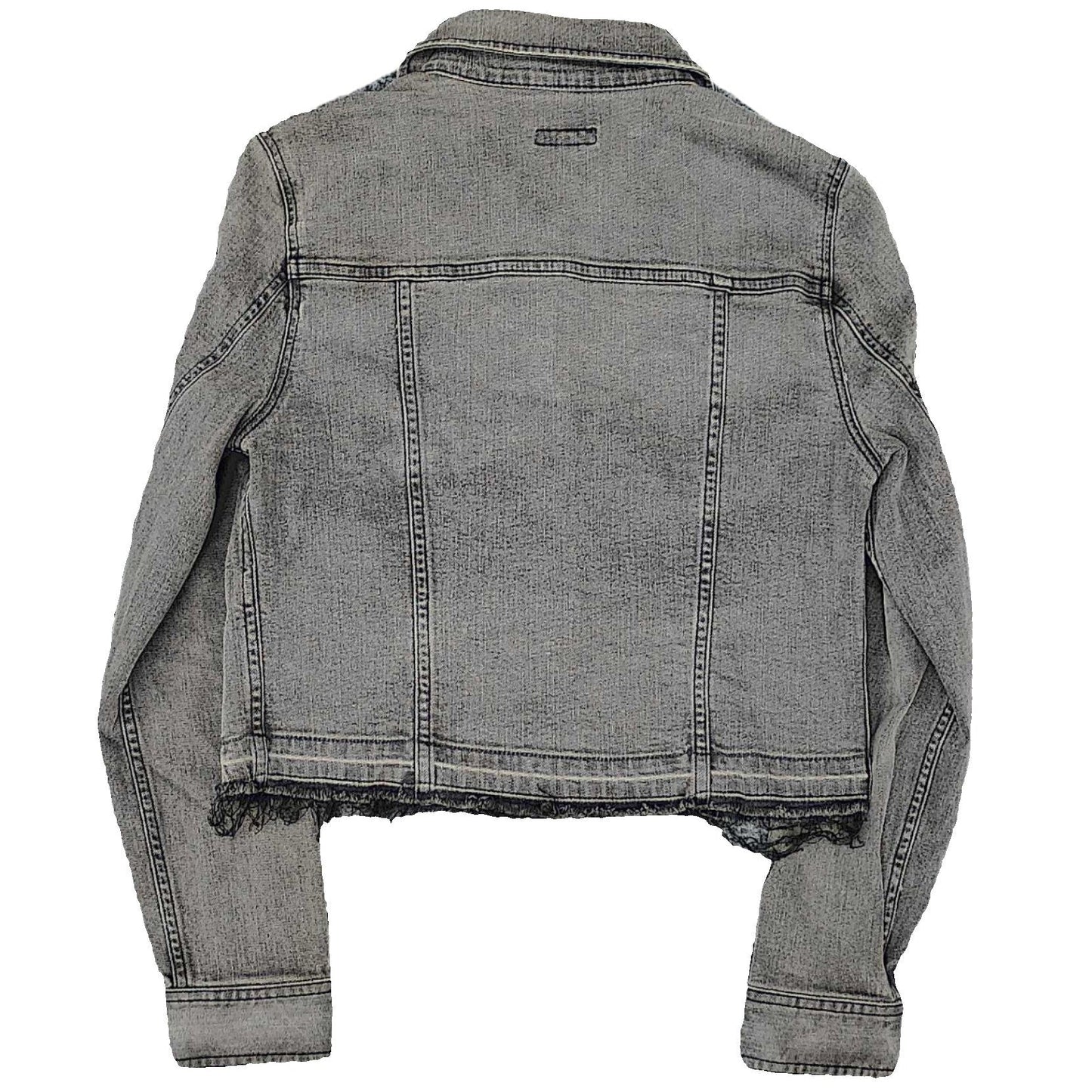 Jacket Denim By Express In Black Denim, Size: S