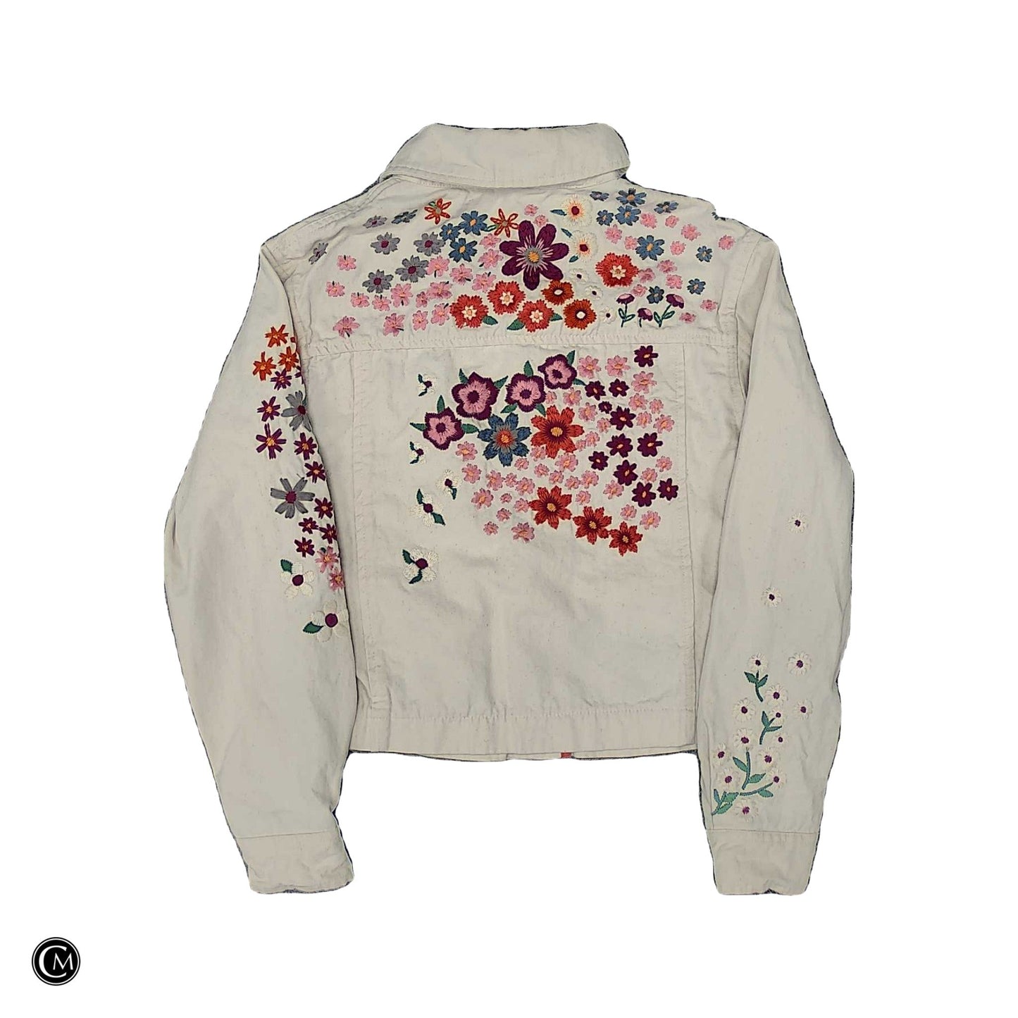Jacket Denim By Dolan Left Coast In Floral Print, Size: Xsp