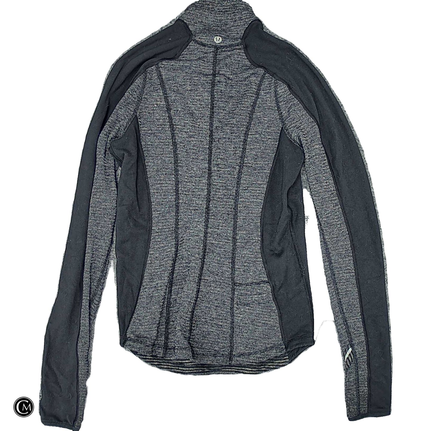 Athletic Jacket By Lululemon In Grey, Size: S