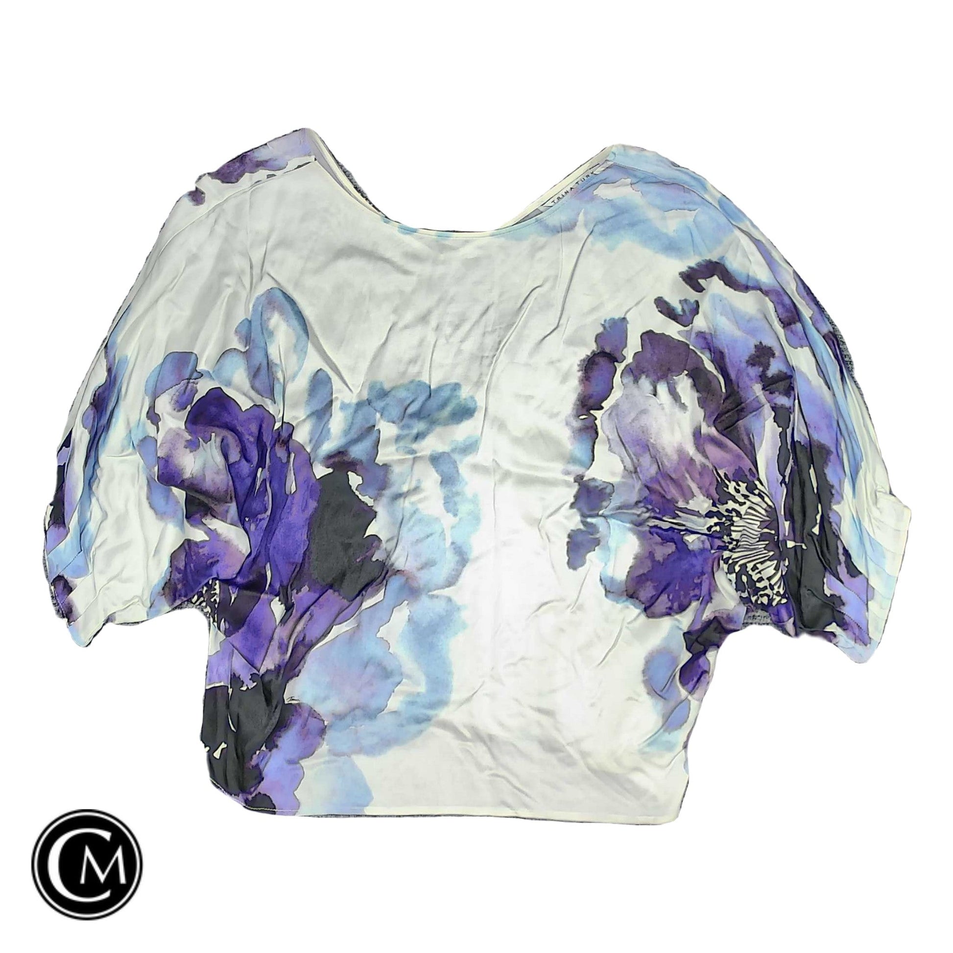 Pants Set 2pc By Trina Turk In Blue & Purple, Size: Xl image 2