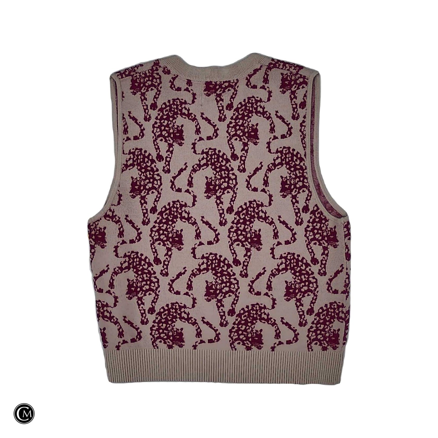 Vest Sweater By Maeve In Purple, Size: L