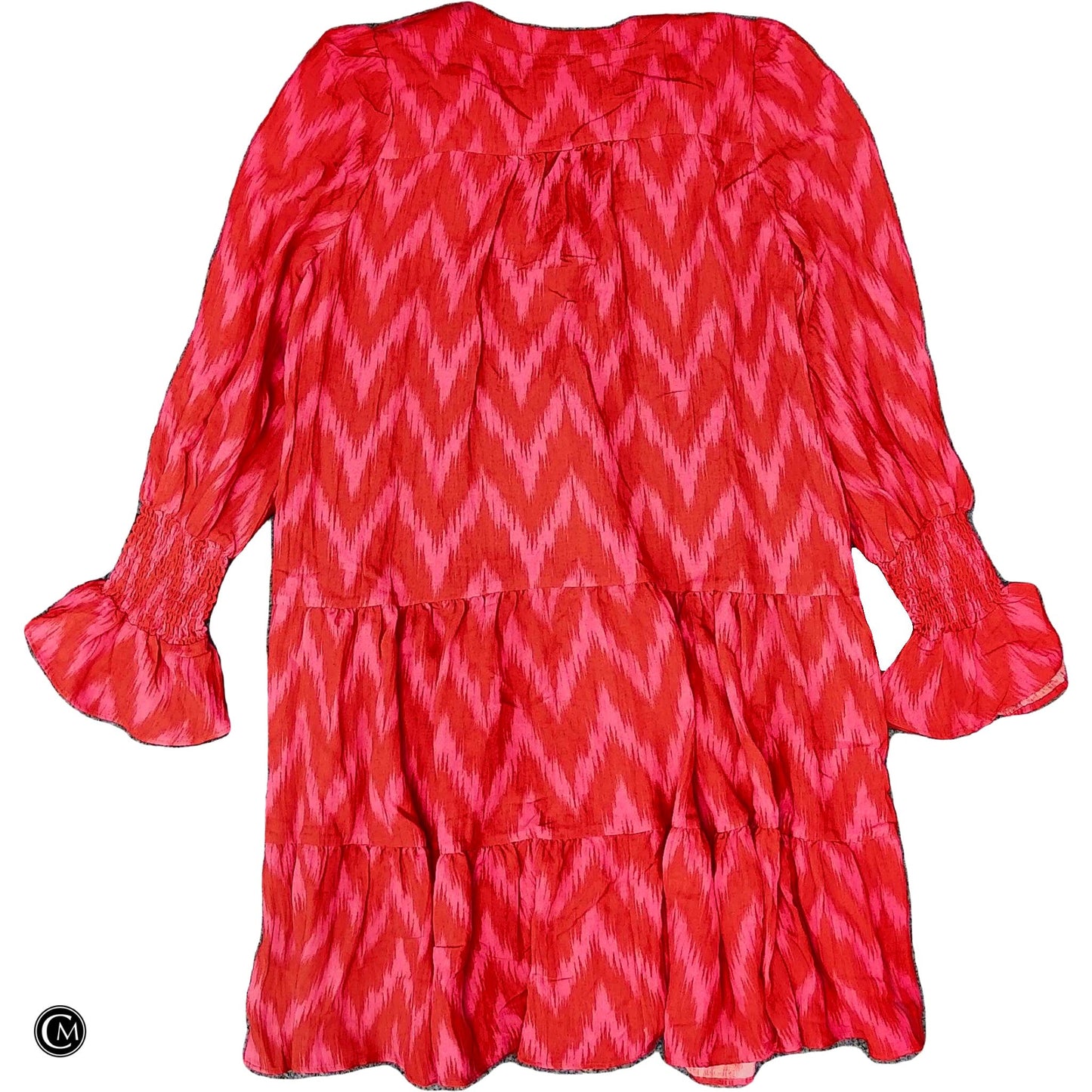 Dress Casual Short By Pomander Place In Pink & Red, Size: S