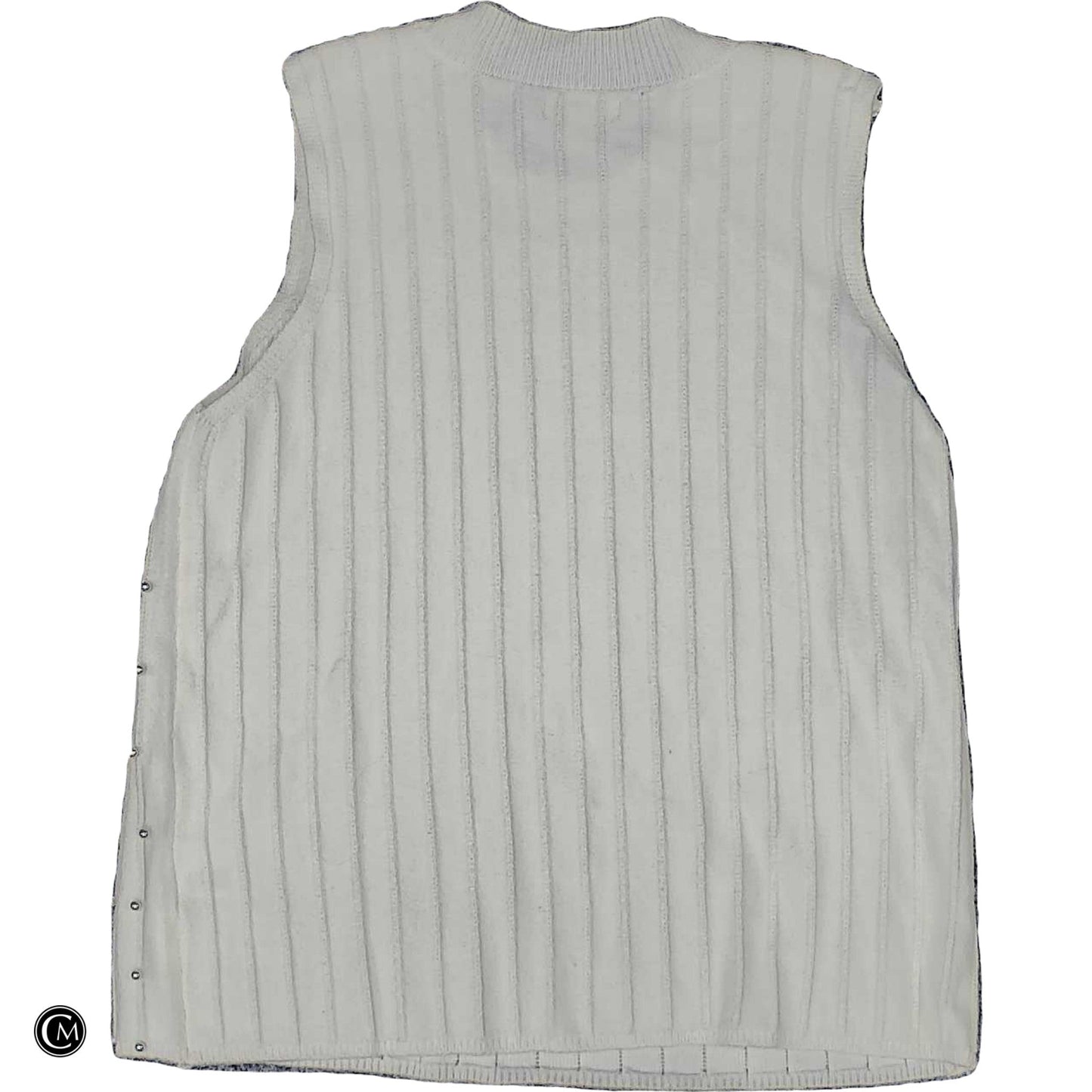 Top Sleeveless By Versona In Cream, Size: M