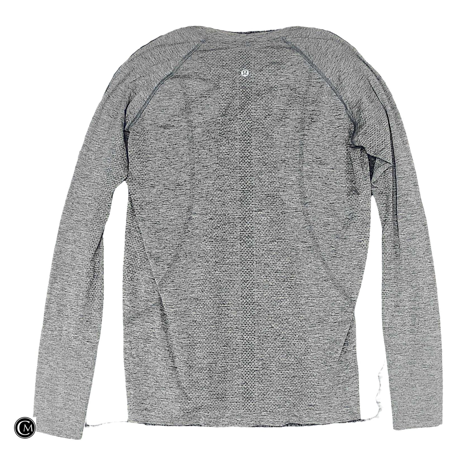 Athletic Top Ls Crewneck By Lululemon In Grey, Size: L