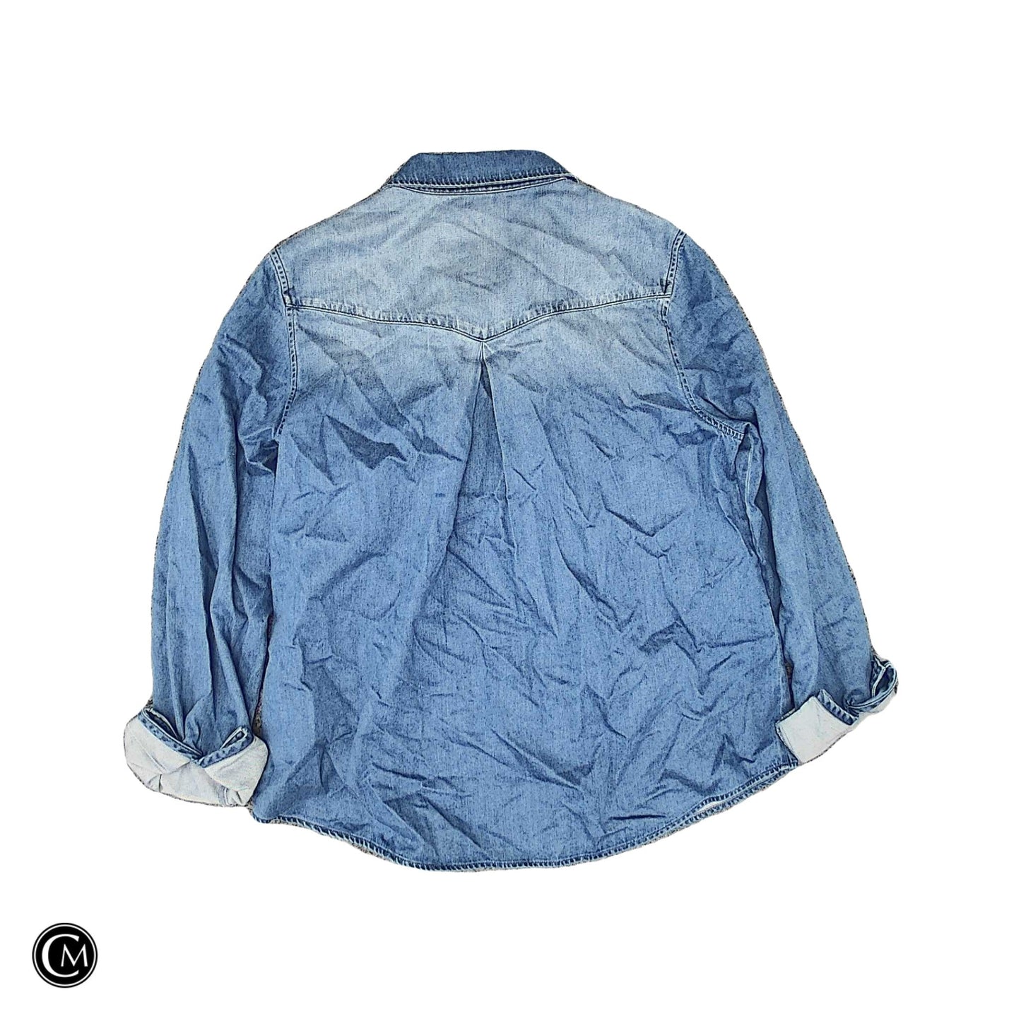Top Ls By Cloth & Stone In Blue Denim, Size: M image 2