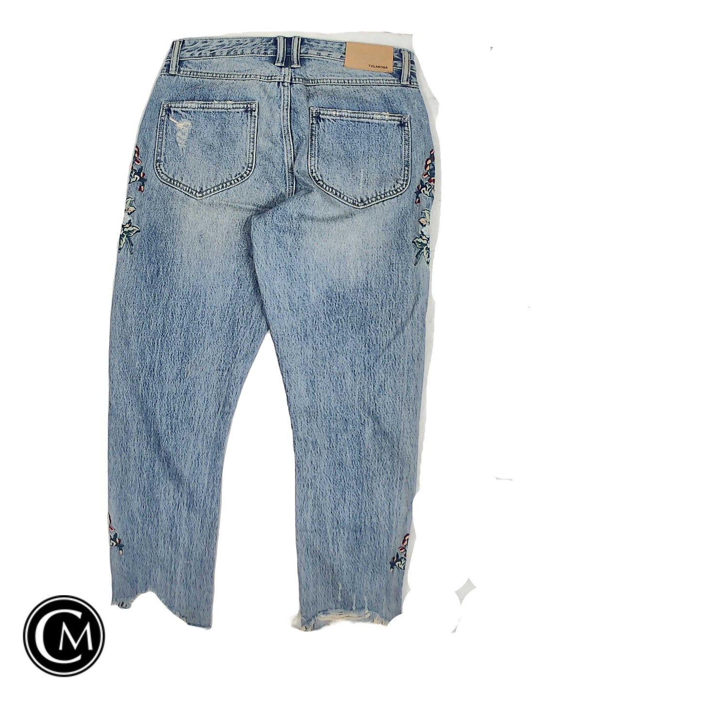 Jeans Straight By Tularosa In Blue Denim, Size: 4