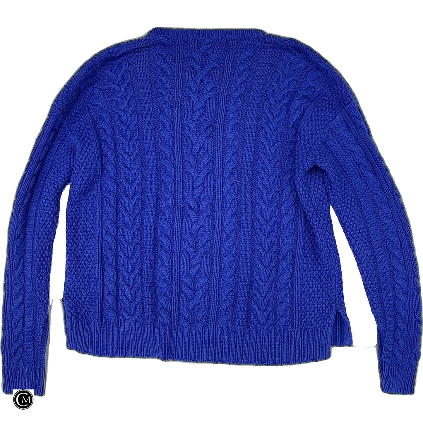 Sweater By Lauren By Ralph Lauren In Blue, Size: L image 2