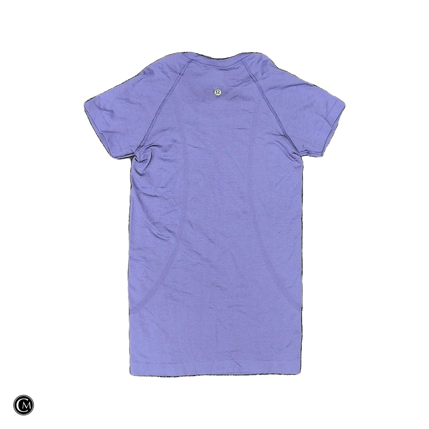 Athletic Top Ss By Lululemon In Purple, Size: Xs