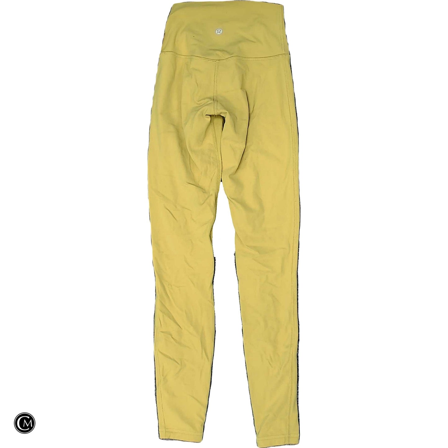Athletic Leggings By Lululemon In Yellow, Size: Xs