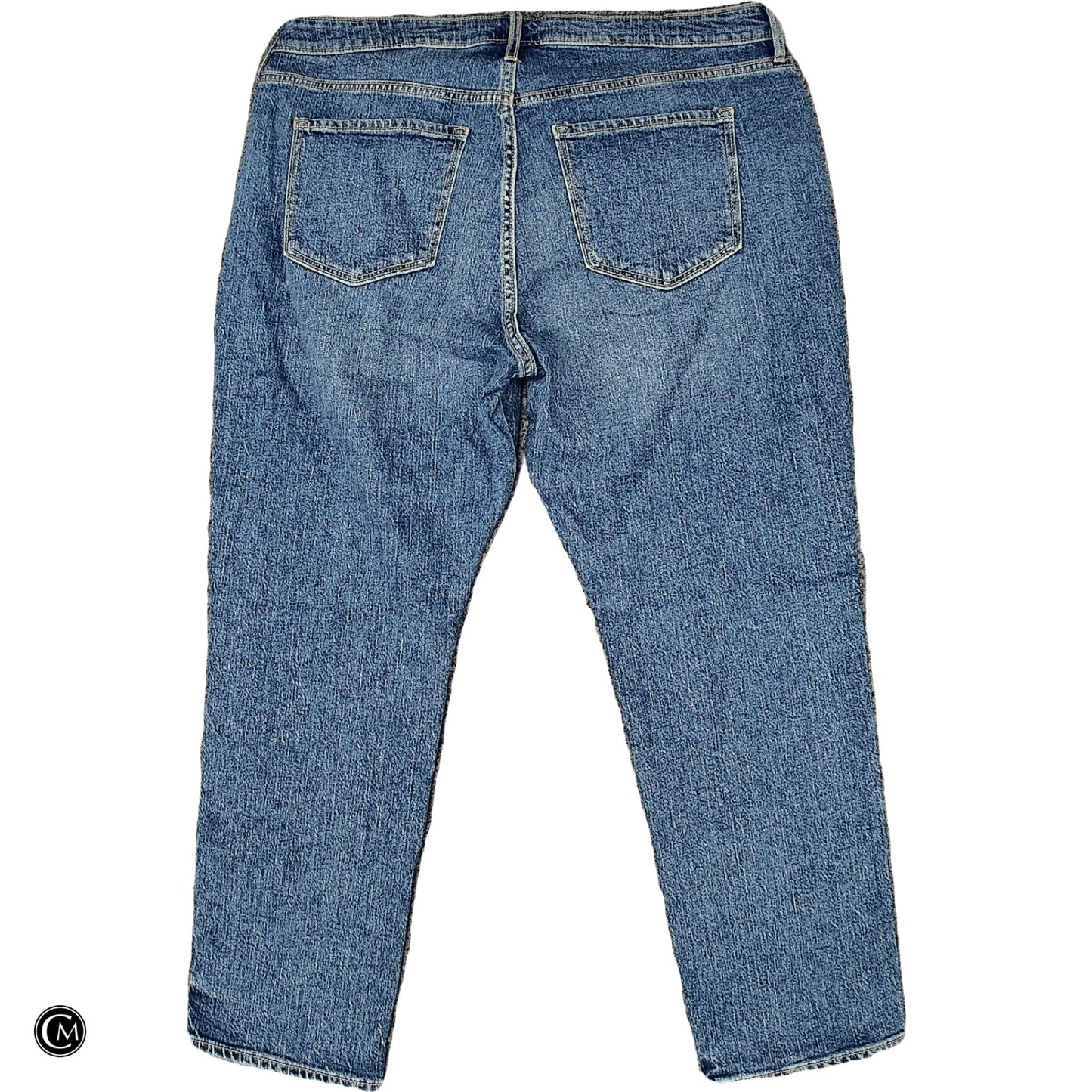 Jeans Straight By Old Navy In Blue Denim, Size: 16