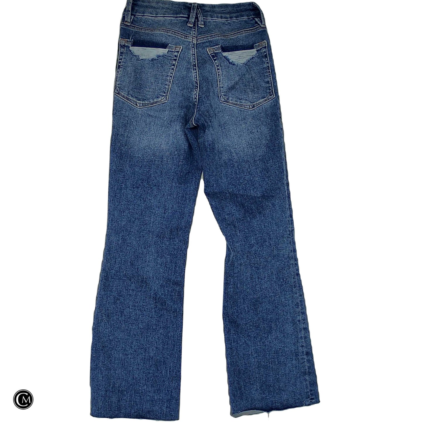 Jeans Boot Cut By Good American In Blue Denim, Size: 0