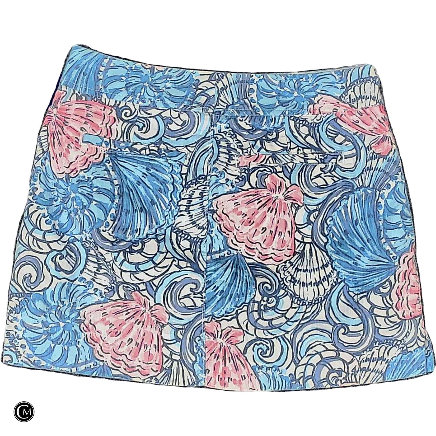 Skort Designer By Lilly Pulitzer In Blue & Pink, Size: Xs
