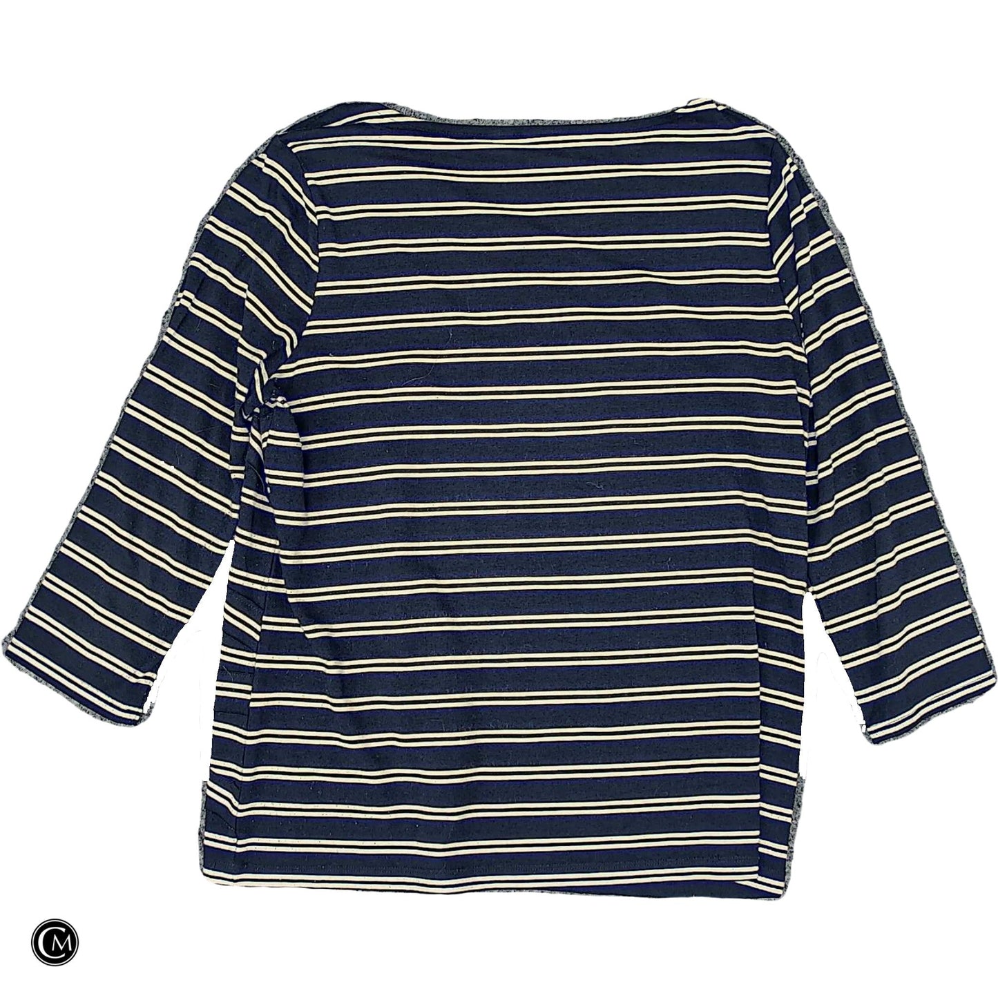 Top Ls By Chicos In Striped Pattern, Size: M