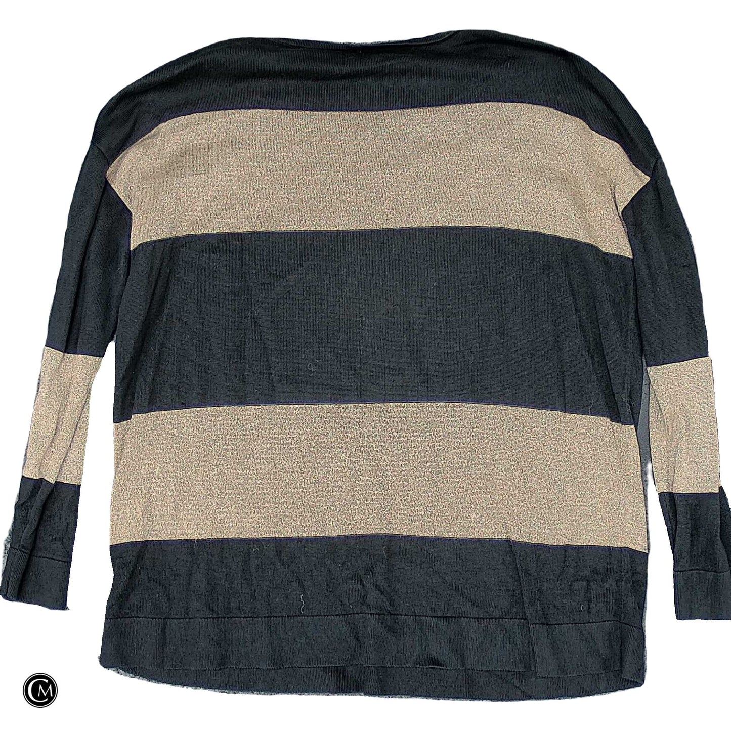 Top Ls By Chaps In Black & Gold, Size: M