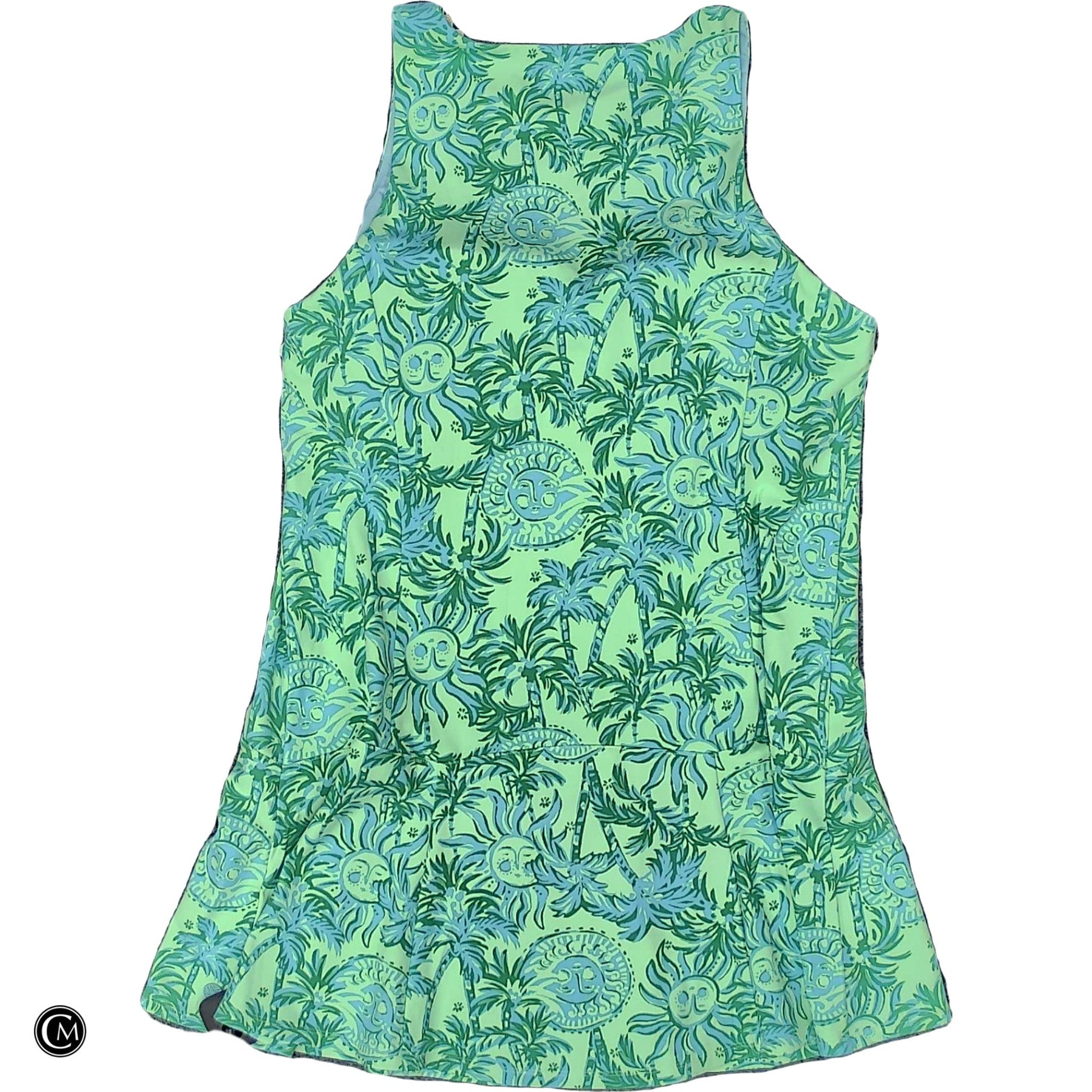 Dress Designer By Lilly Pulitzer In Blue & Green, Size: Xl image 2