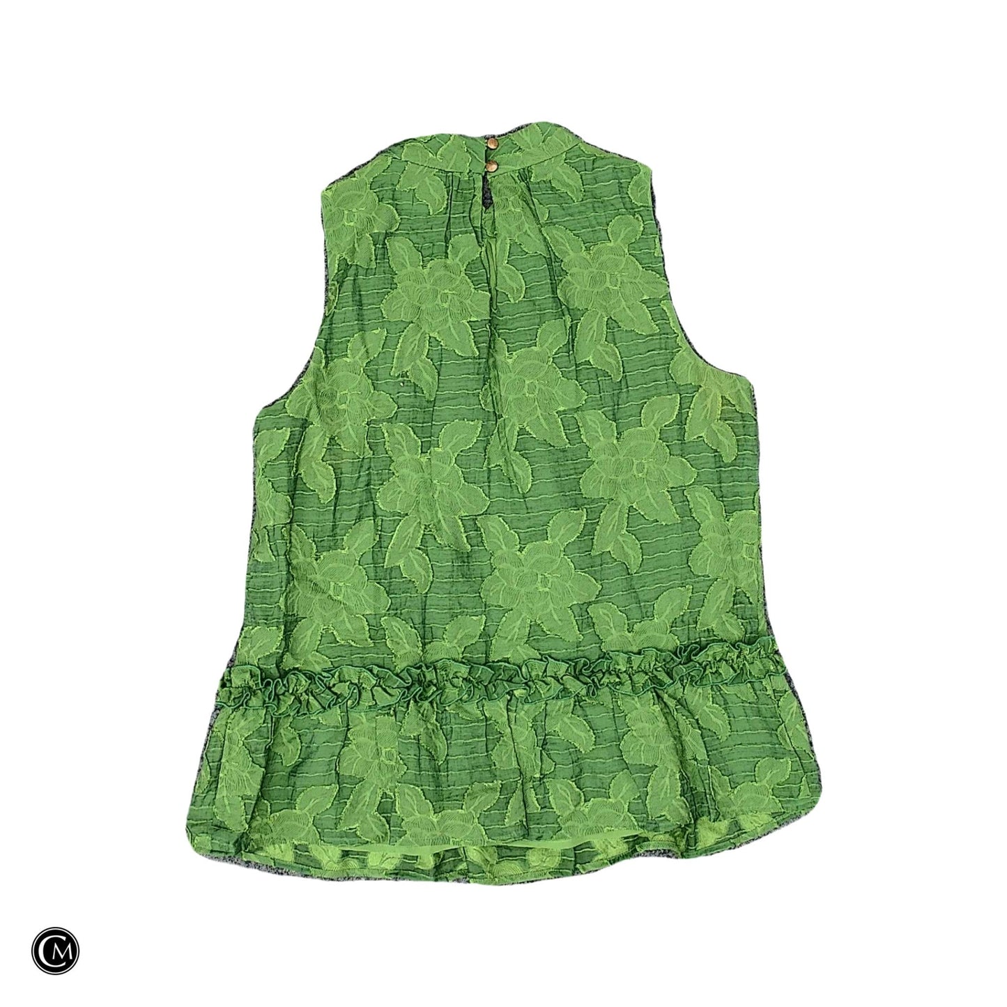 Top Sleeveless By Maeve In Green, Size: Xs