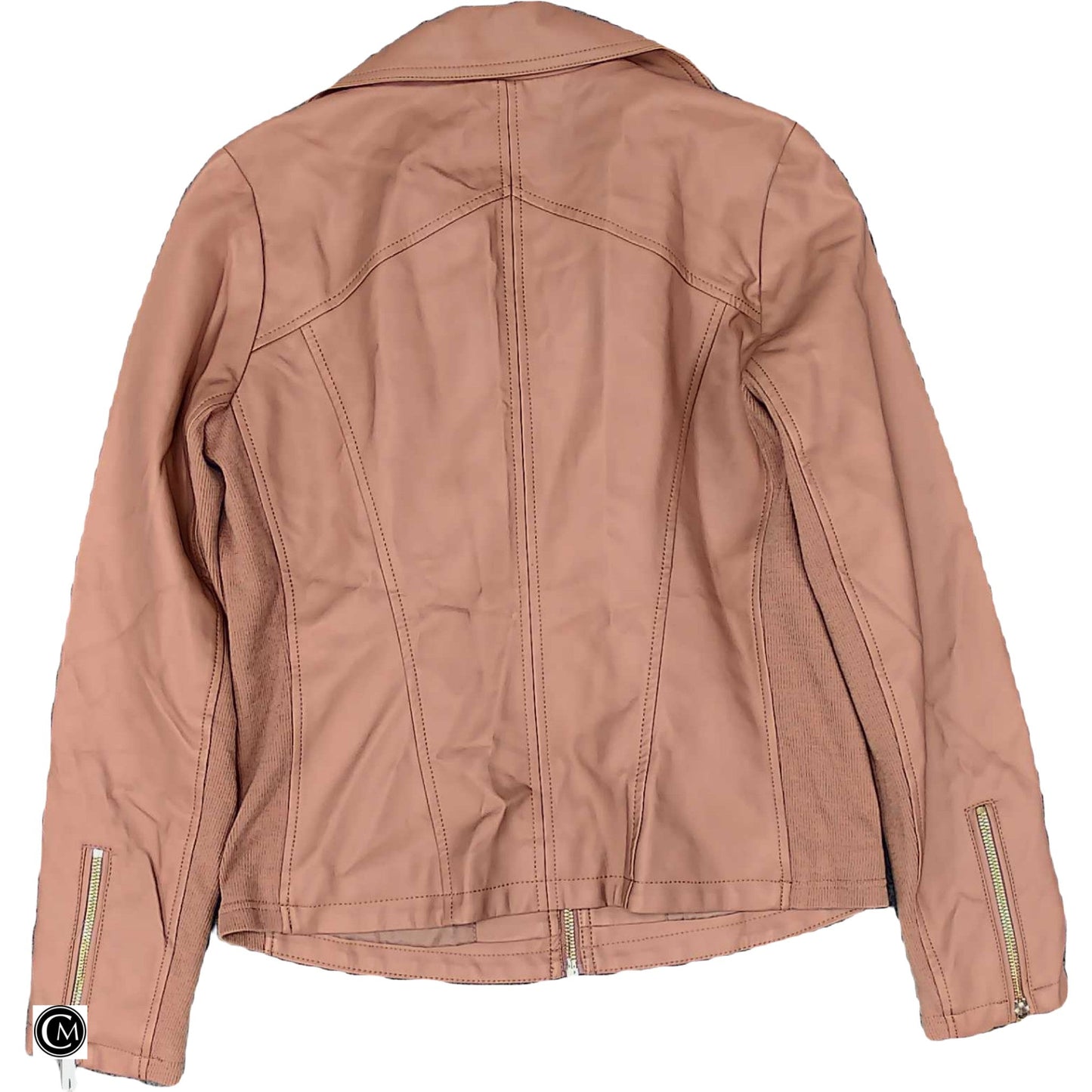 Jacket Moto By Kenneth Cole In Pink, Size: S