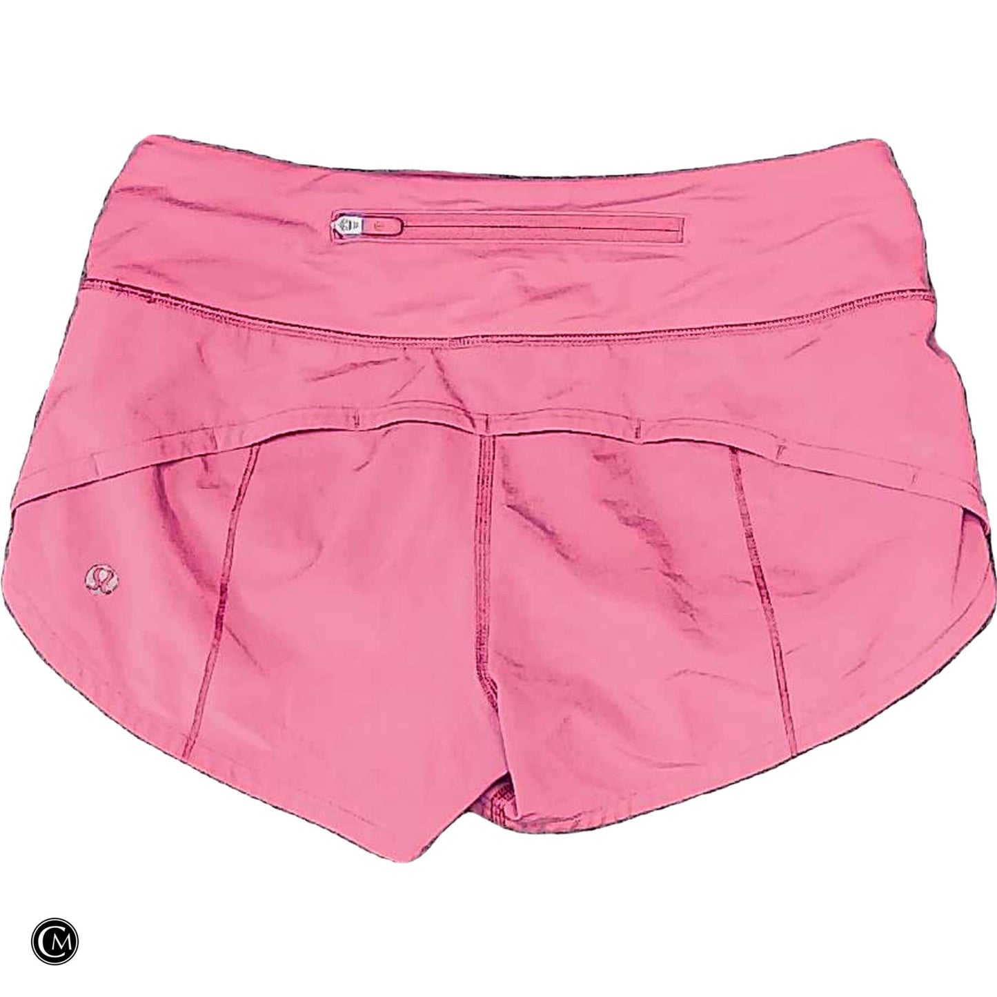 Athletic Shorts By Lululemon In Pink, Size: Xs
