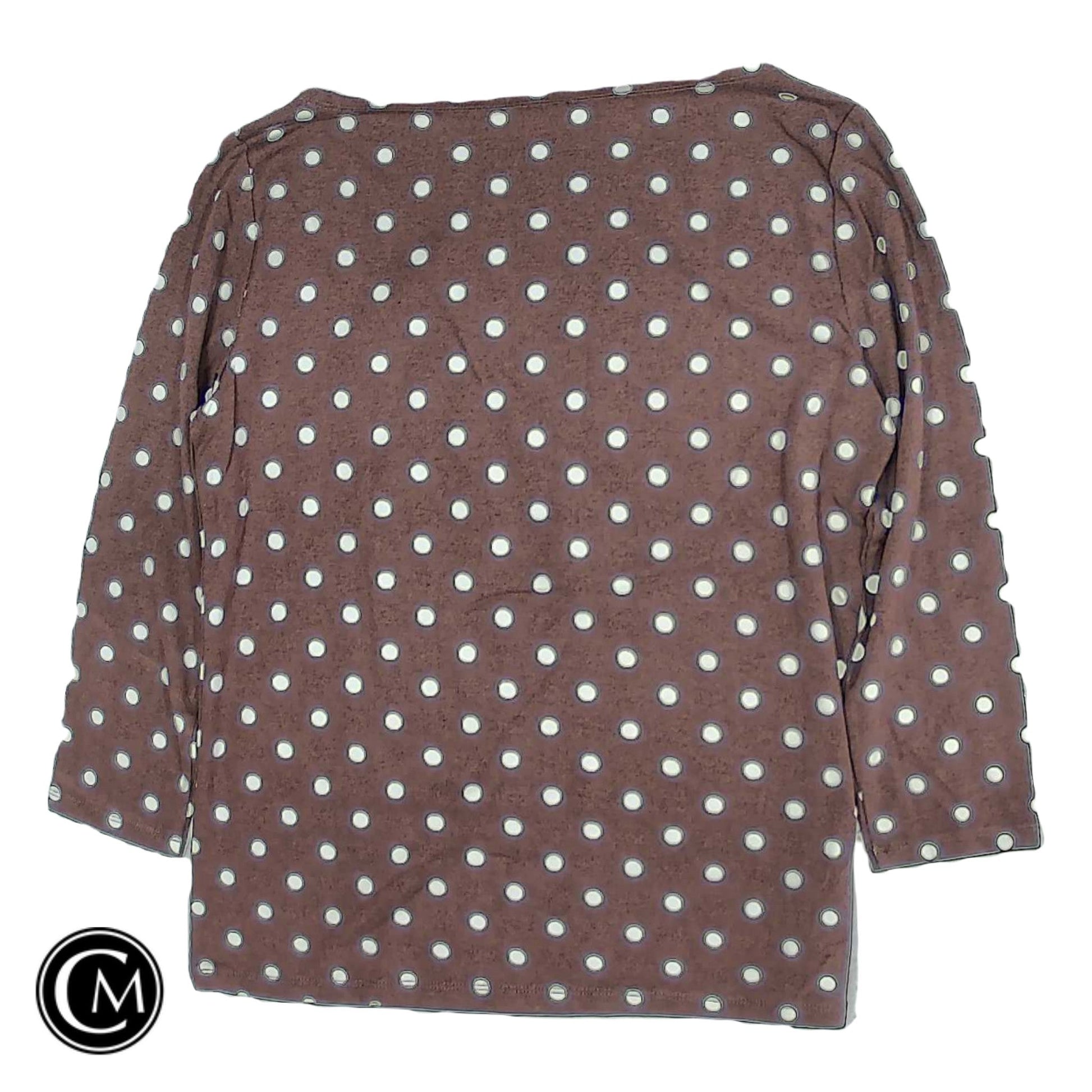Top Ls By Ann Taylor In Polkadot Pattern, Size: Xs image 2