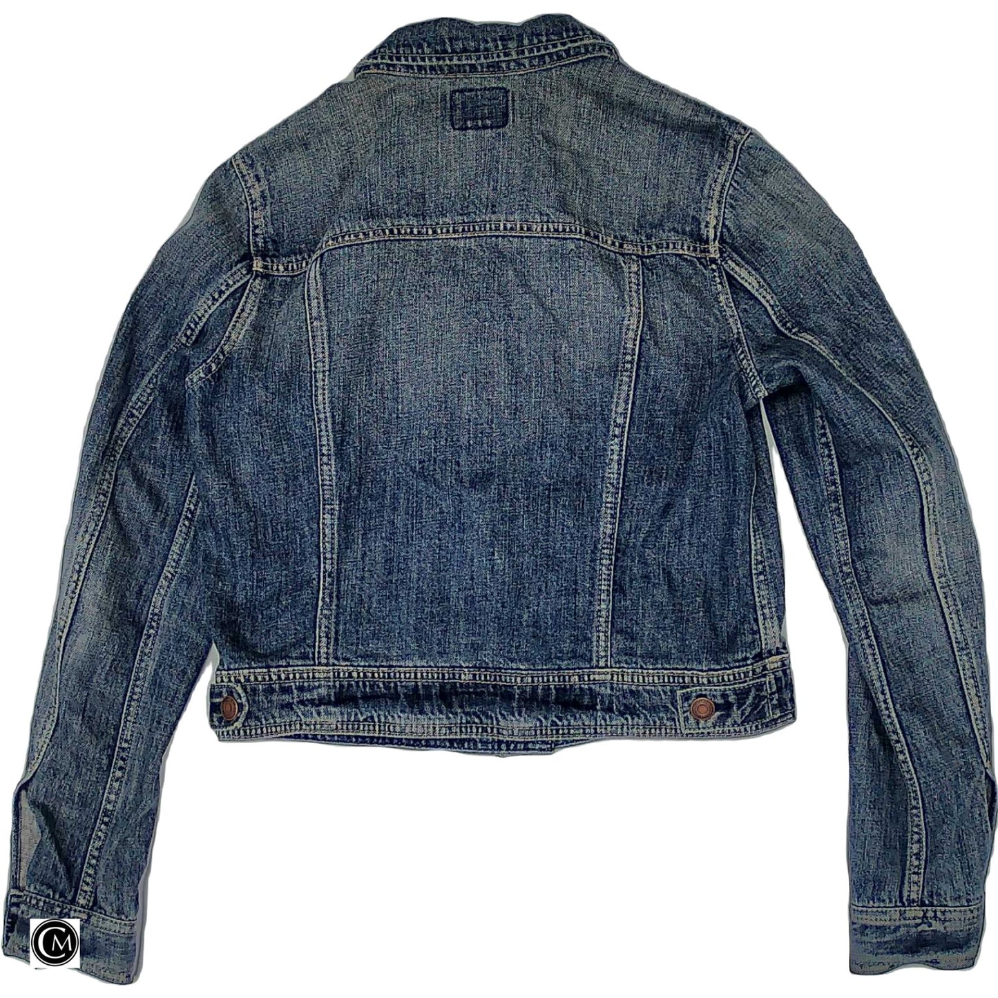 Jacket Denim By American Eagle In Blue Denim, Size: M