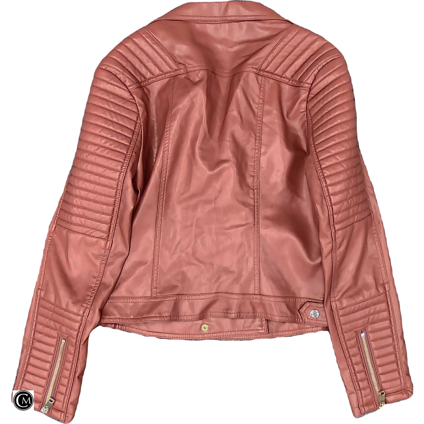 Jacket Moto By Love Tree In Pink, Size: M