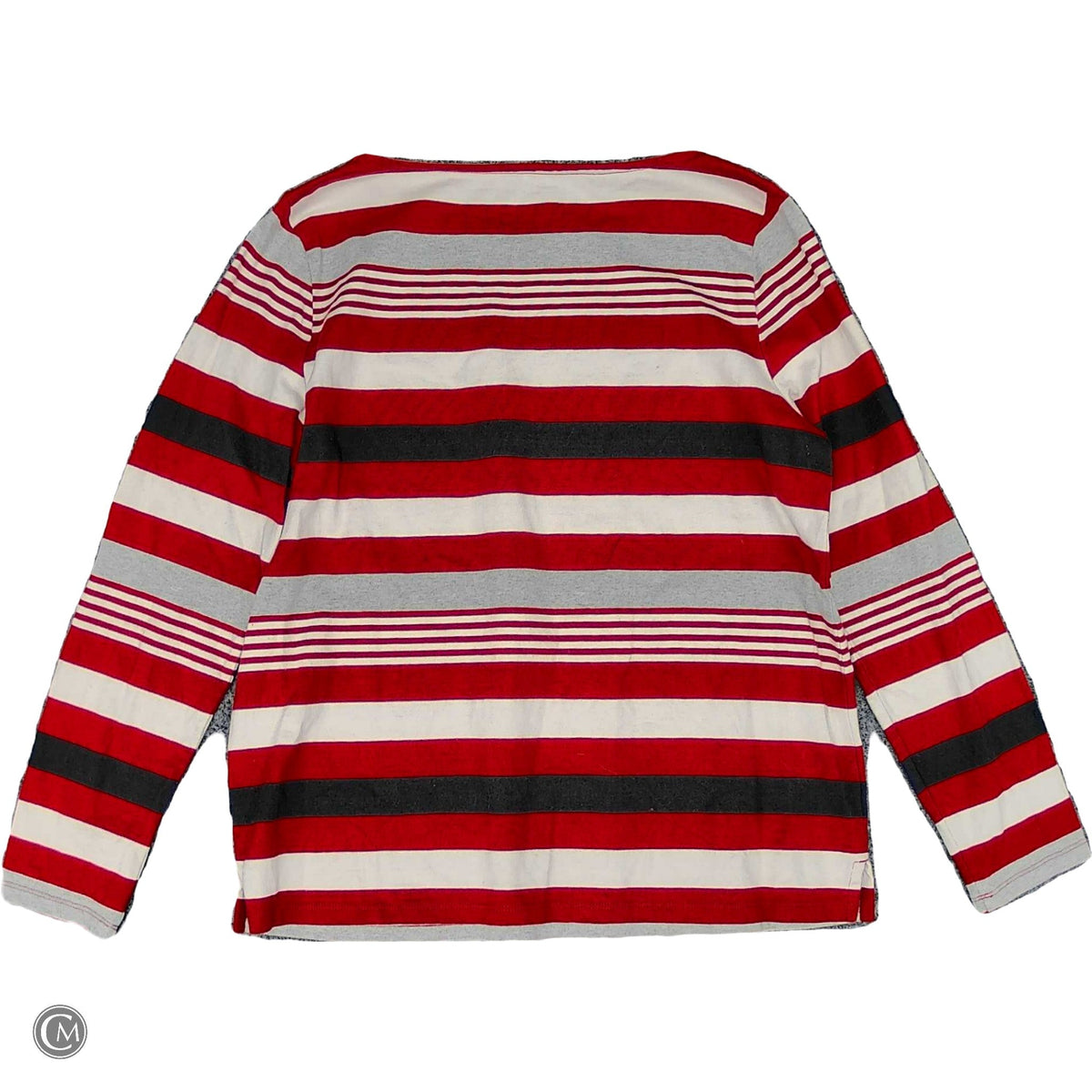 Top Ls By Talbots In Striped Pattern, Size: L