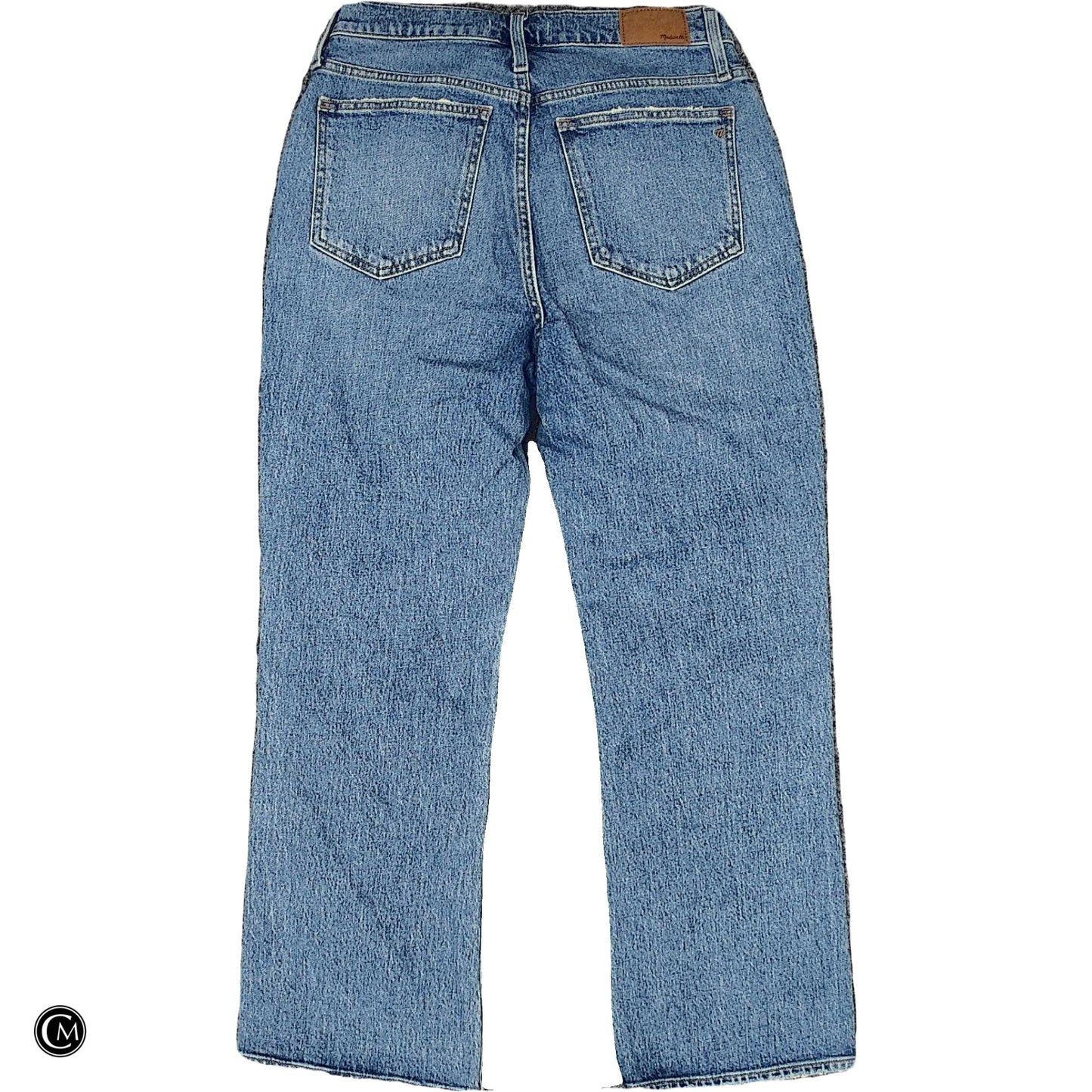 Jeans Cropped By Madewell In Blue Denim, Size: 8